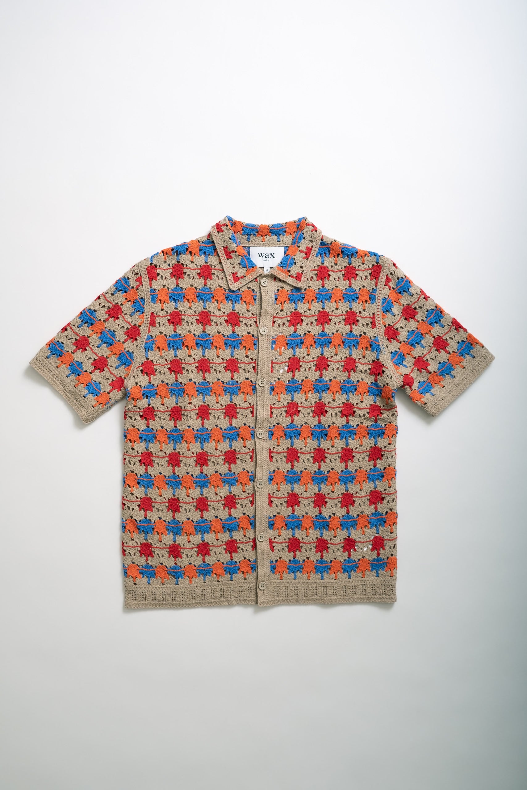 PORTO SHIRT - SPLASH CROCHET MULTI