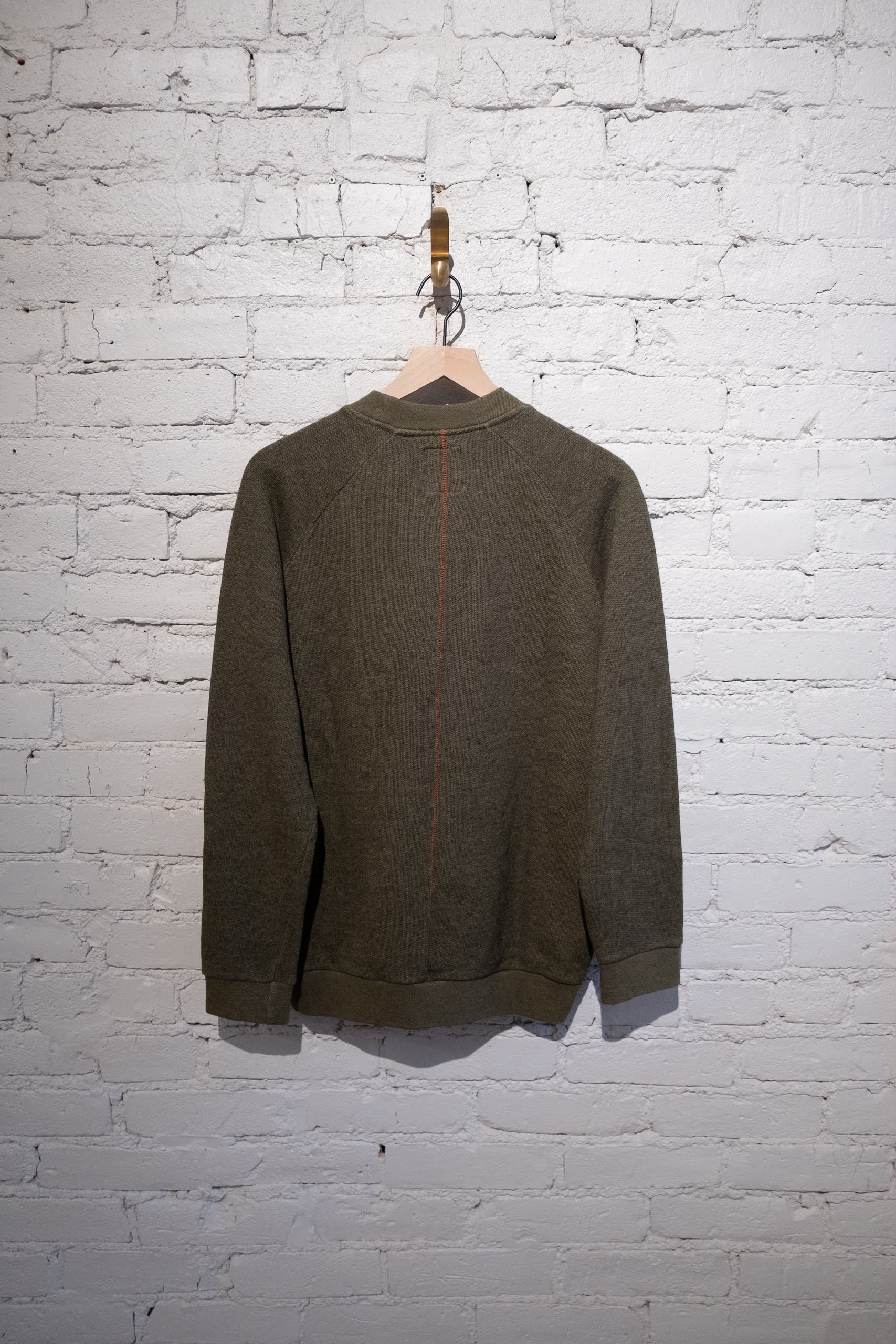 TERRY SWEAT - ARMY GREEN