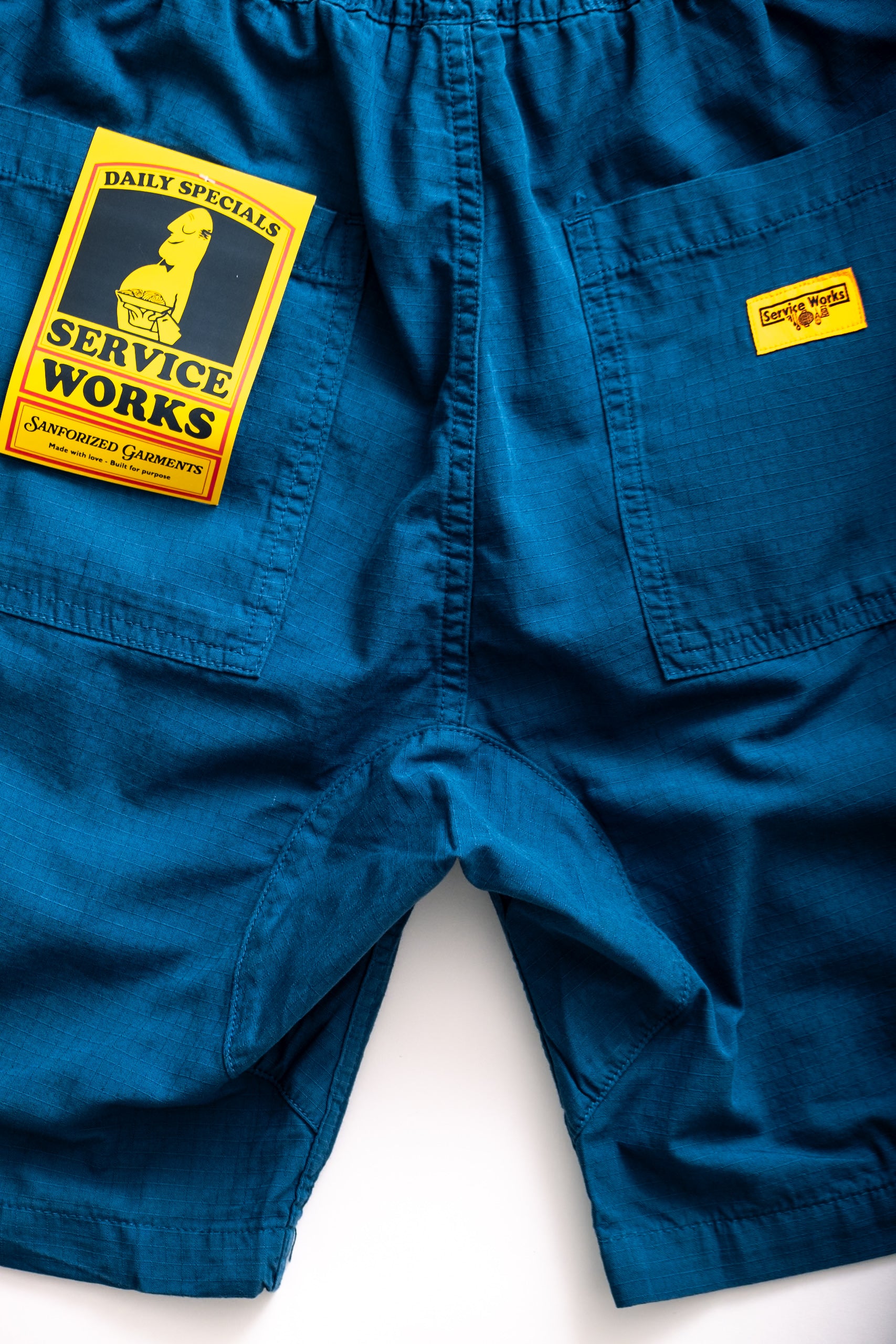 RIPSTOP CHEF SHORT - OCEAN