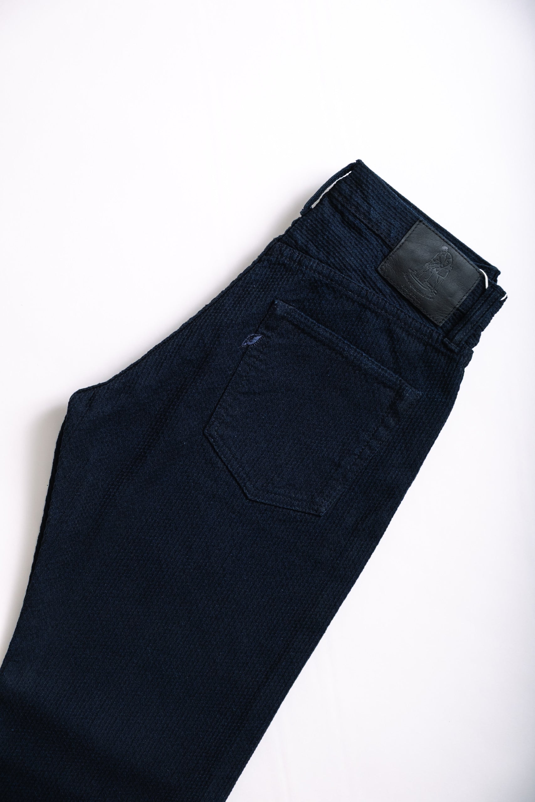 SASHIKO 5 POCKET - INDIGO/BLACK