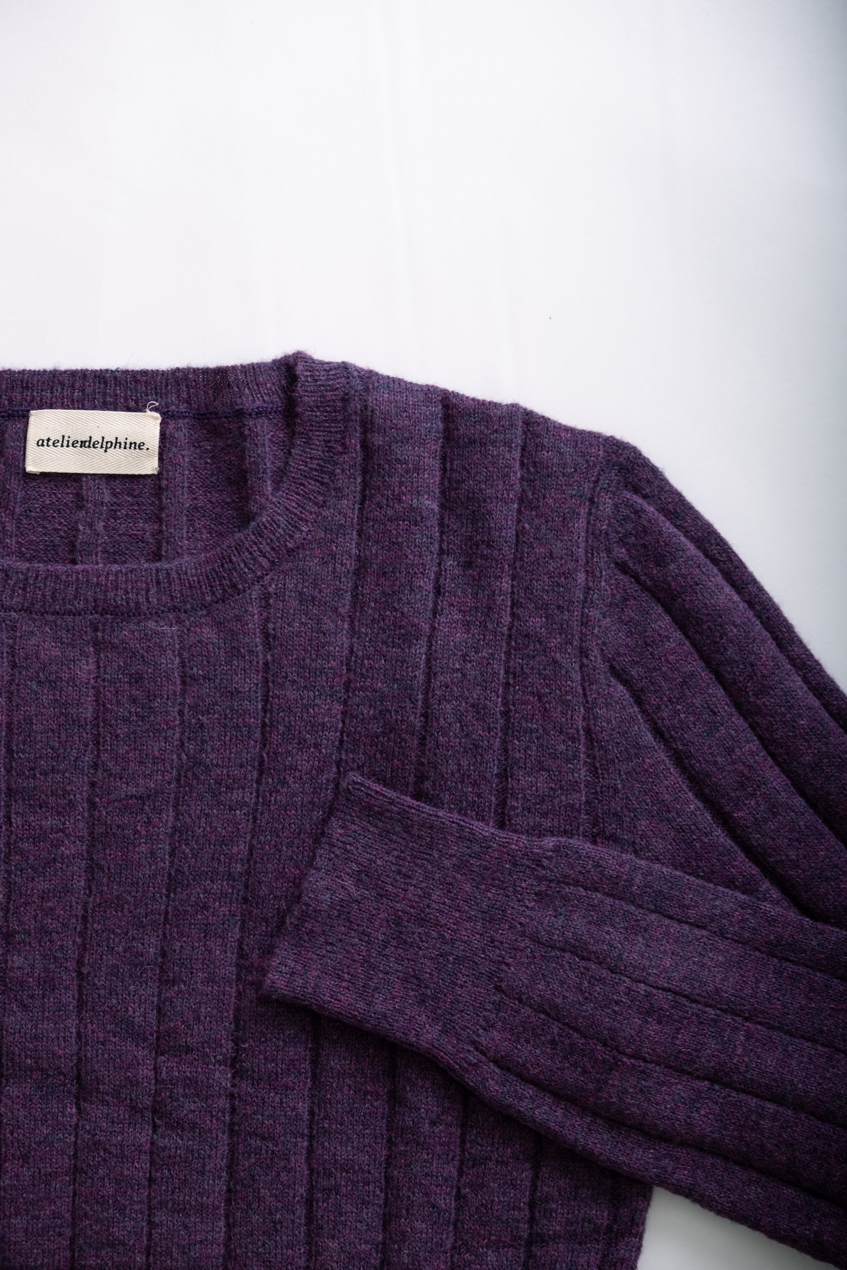 CREWNECK TOP - WILD GRAPE