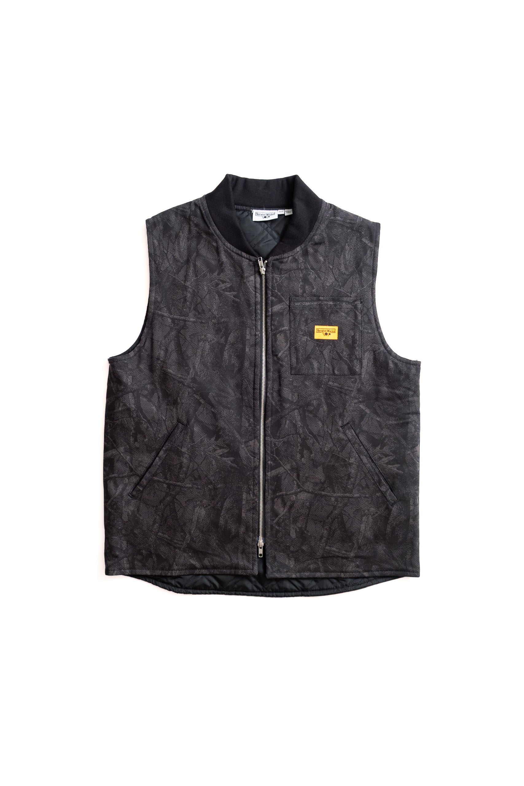 CAMO PADDED VEST - MONO