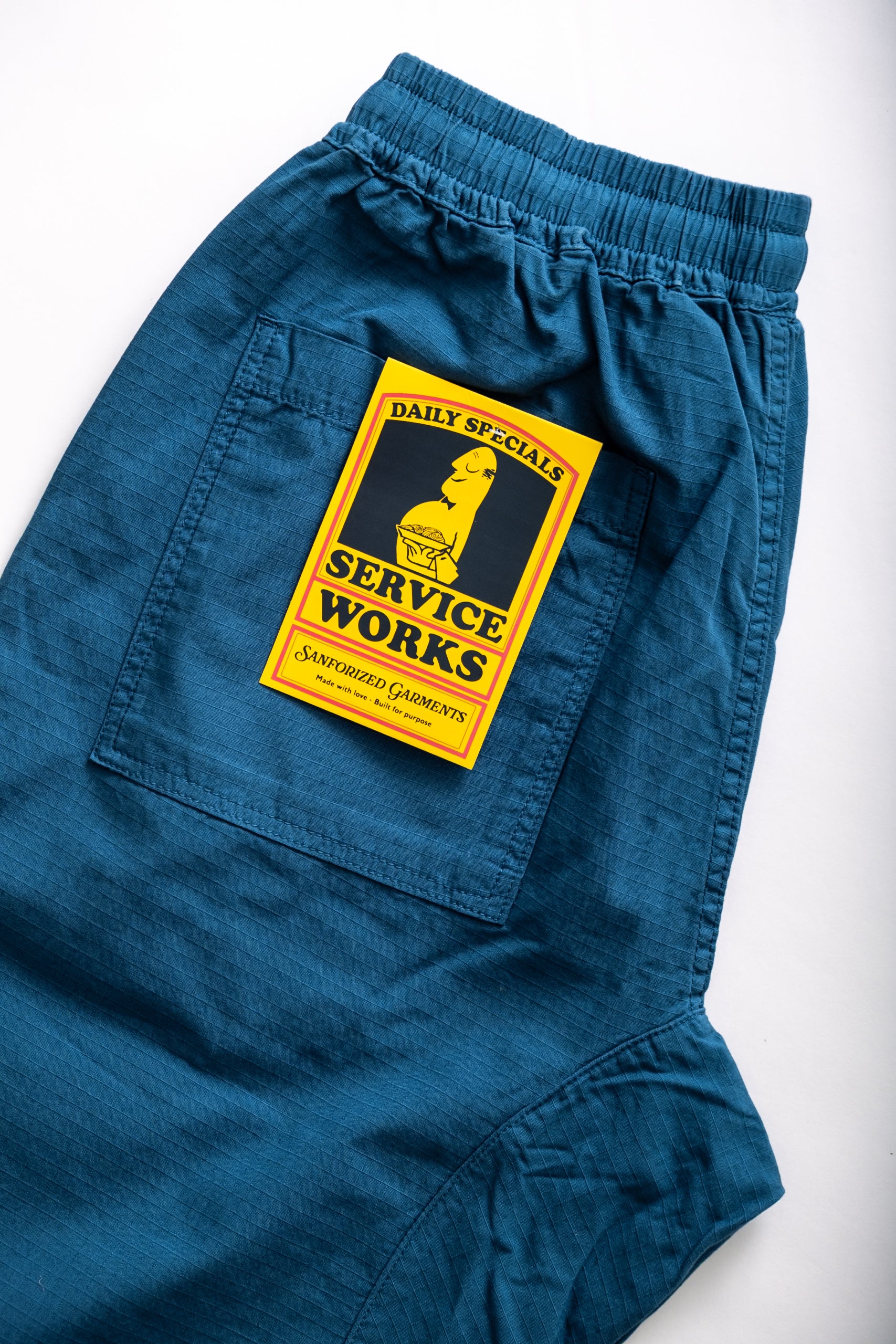 CHEF PANT RIPSTOP - OCEAN