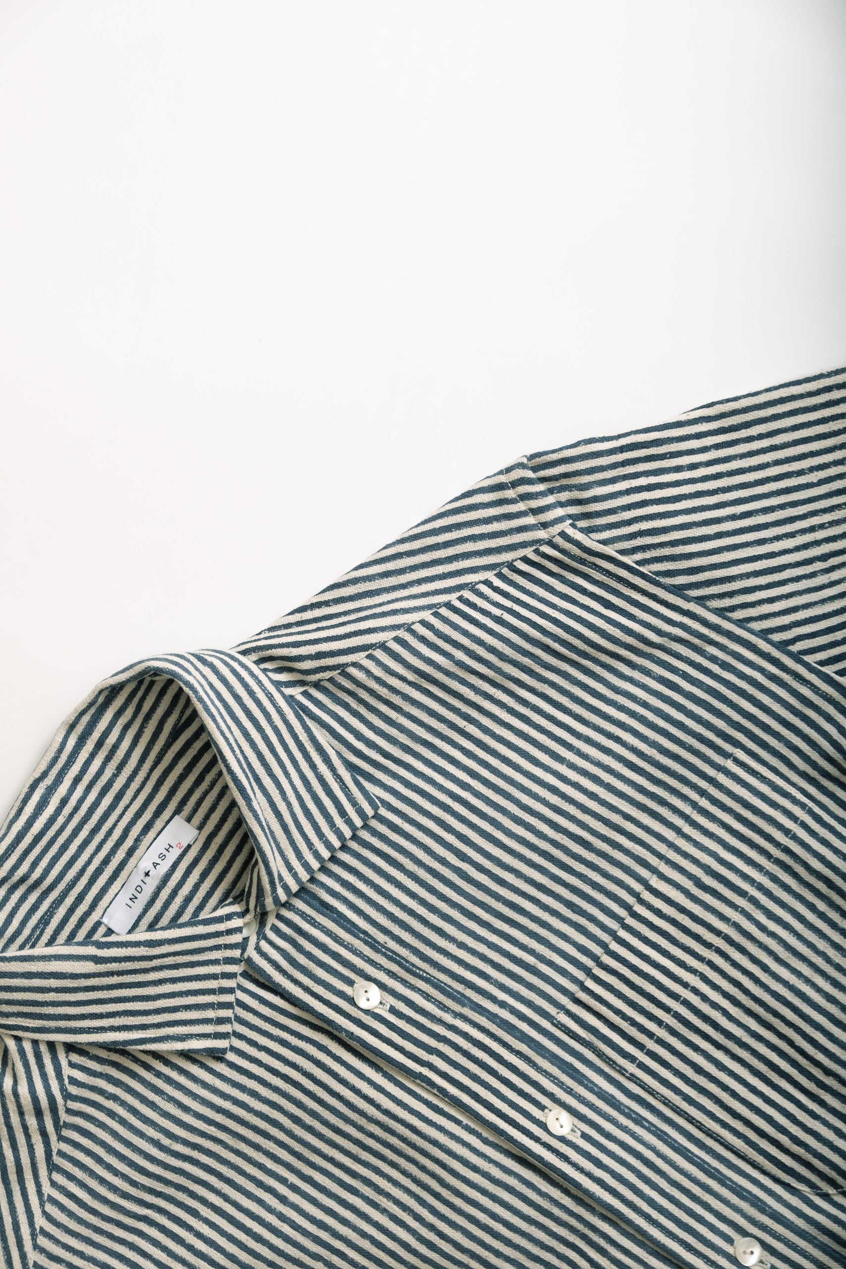 LS MATTY SHIRT - INDIGO