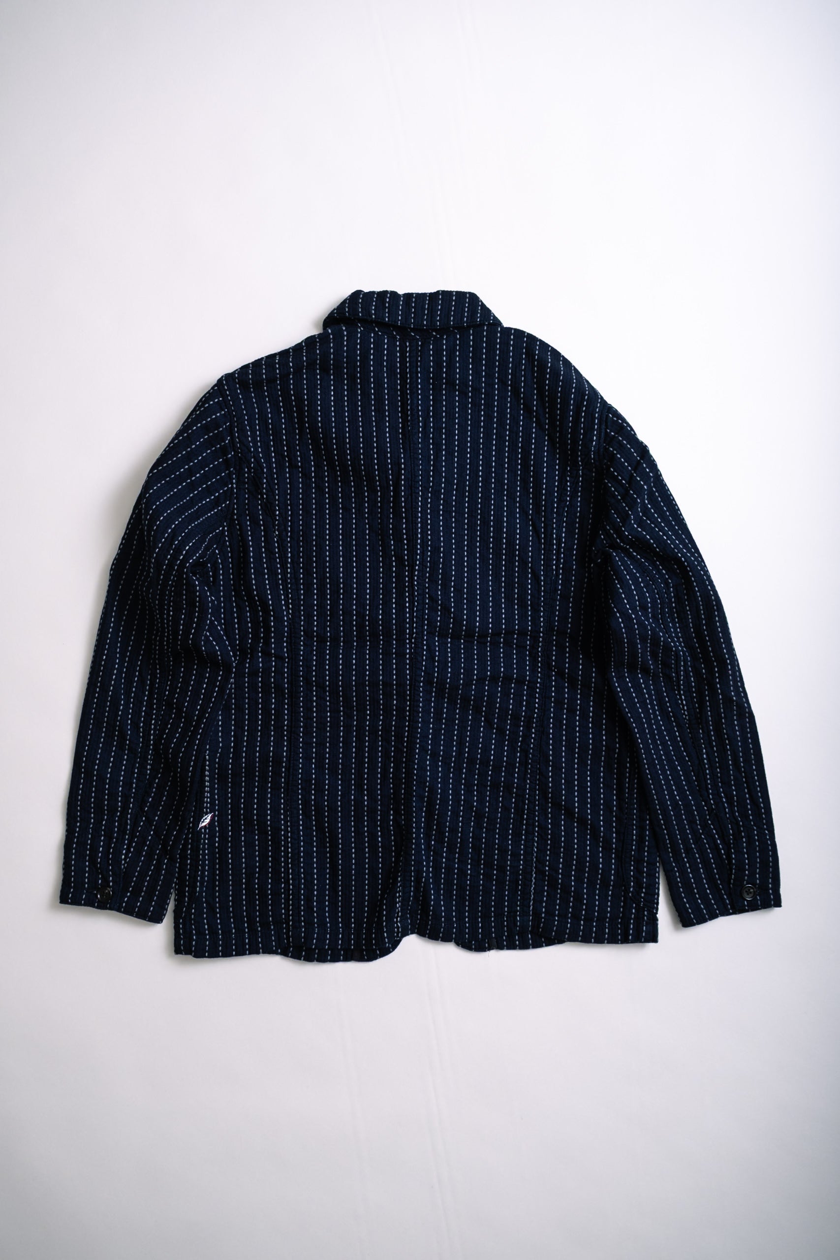 STITCH STRIPE WORK JACKET - INDIGO