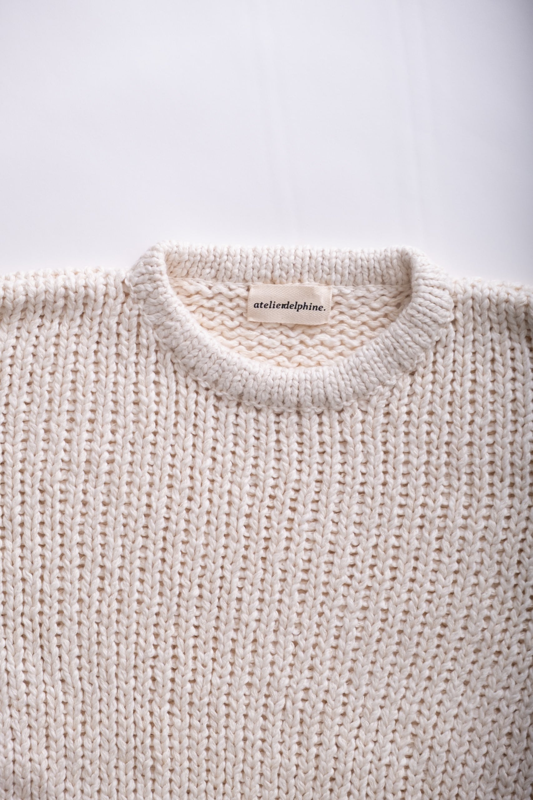 BALLOON SLEEVE - TEXTURE CREAM