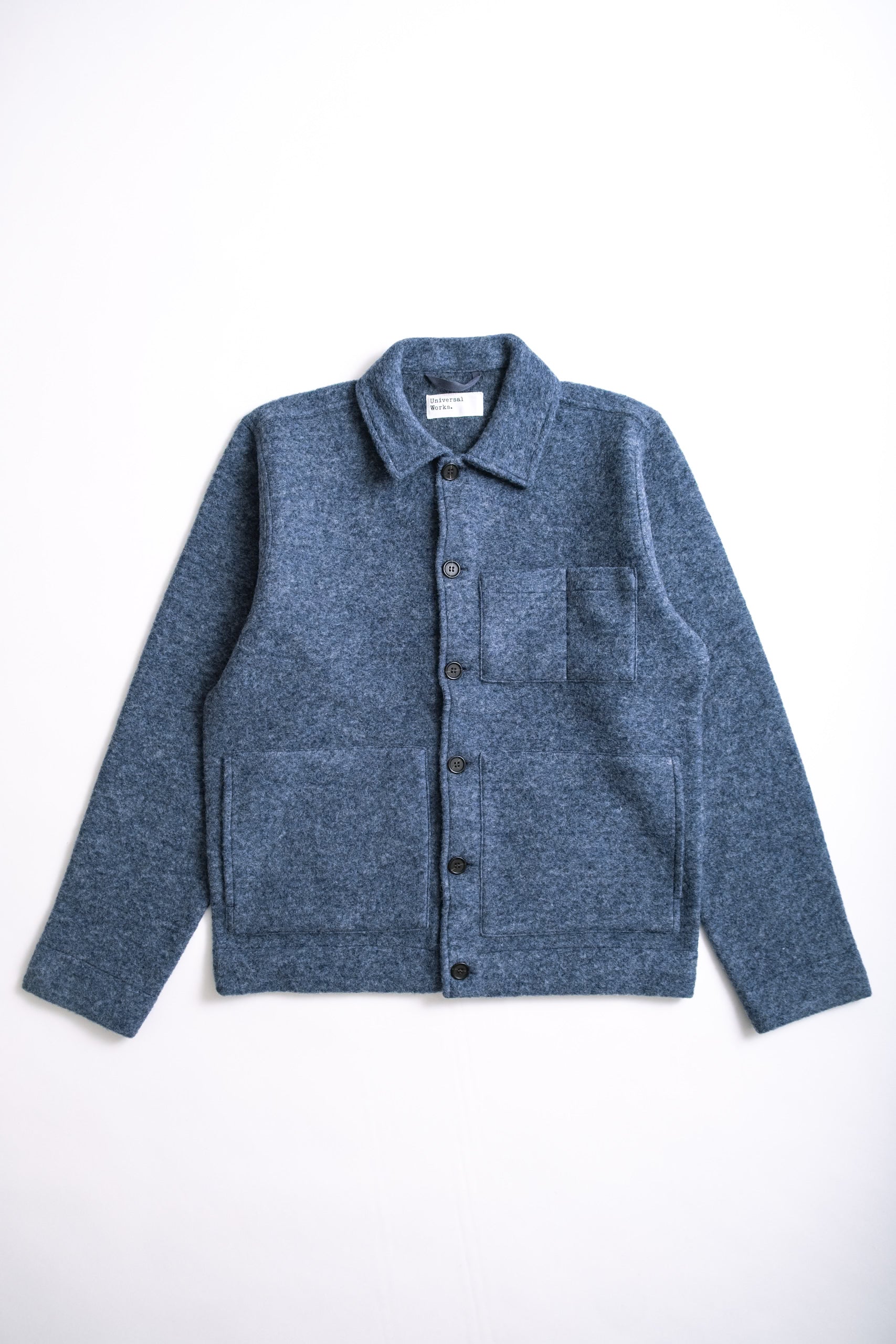 WOOL UNIFORM JACKET - SLATE BLUE