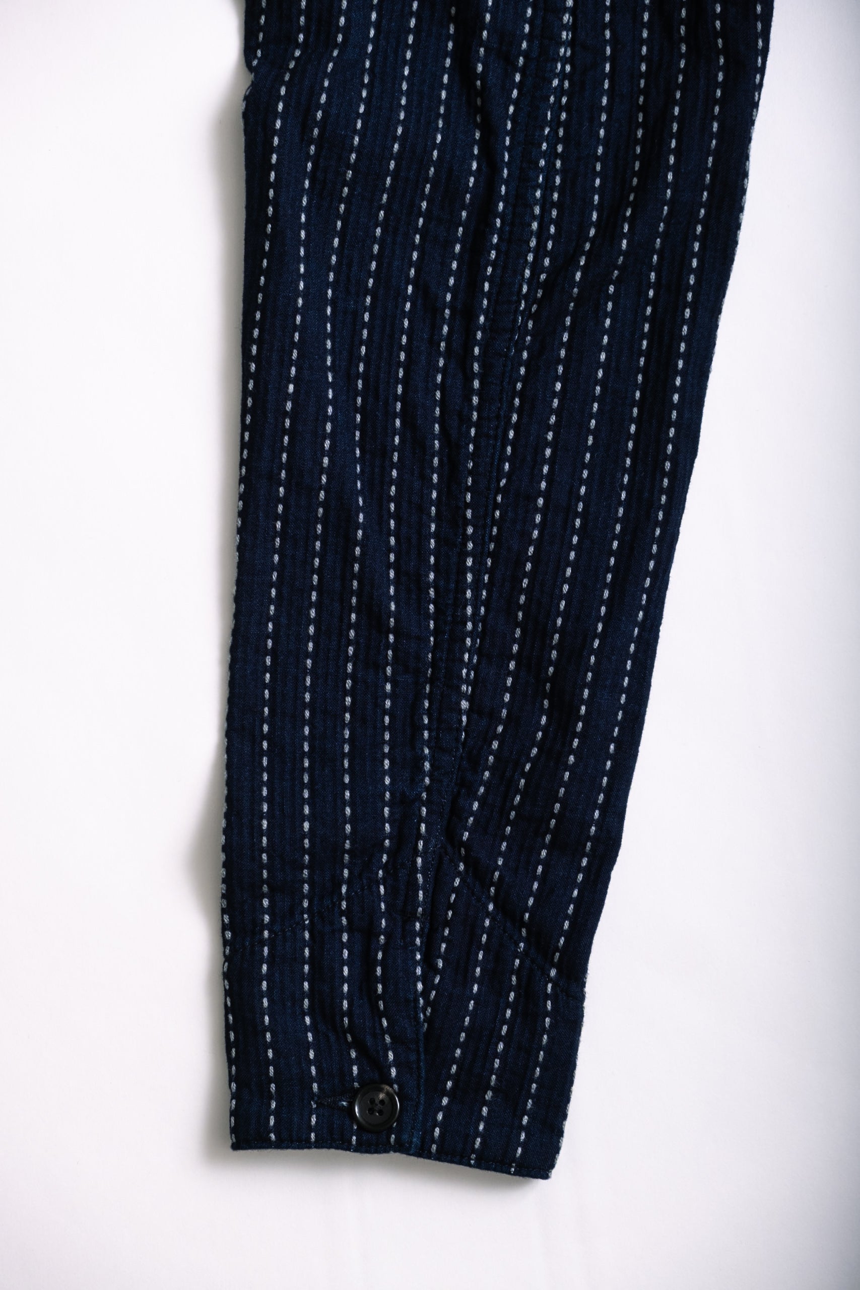 STITCH STRIPE WORK JACKET - INDIGO