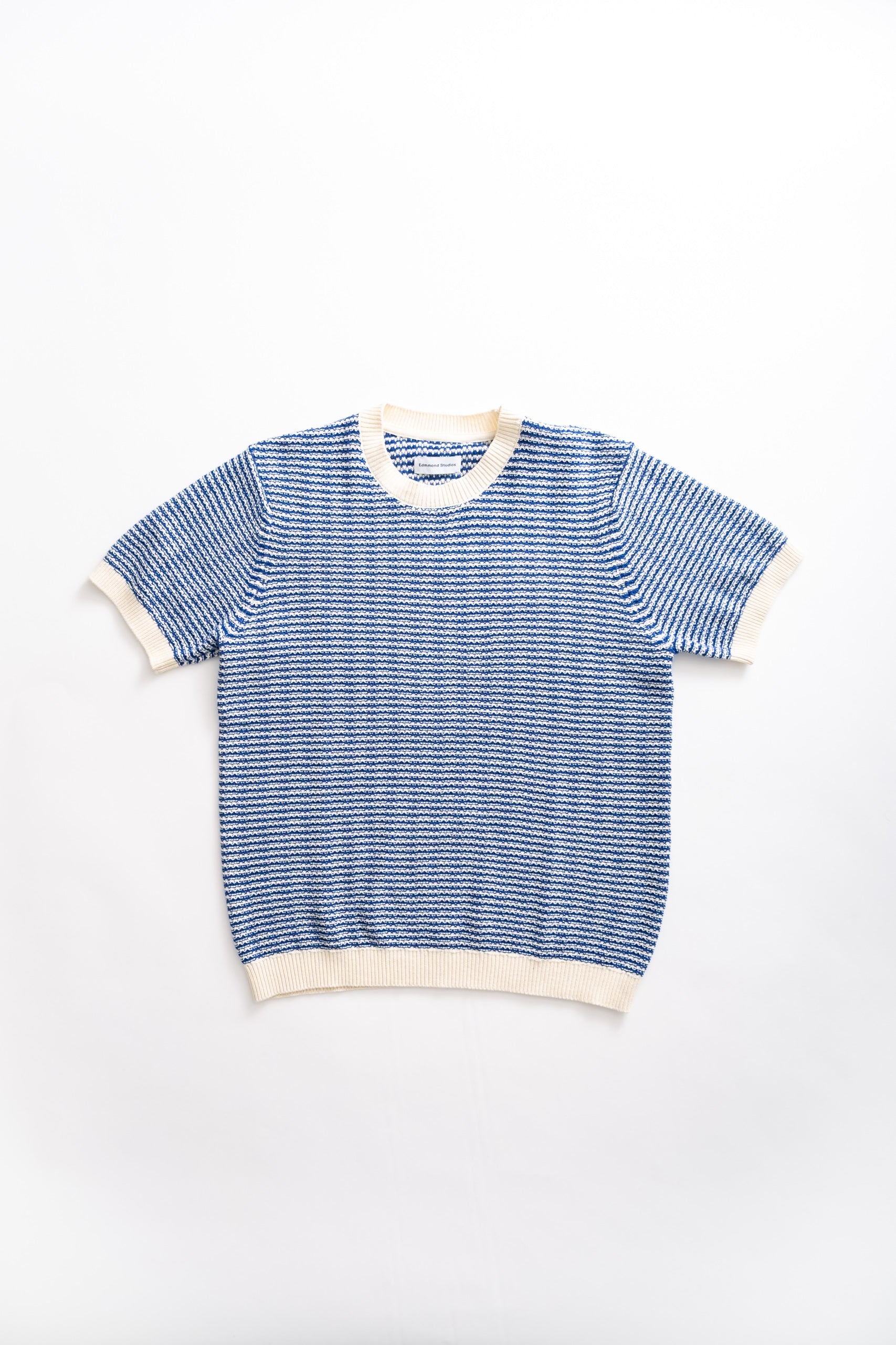 KNITTED TSHIRT - PLAIN BLUE