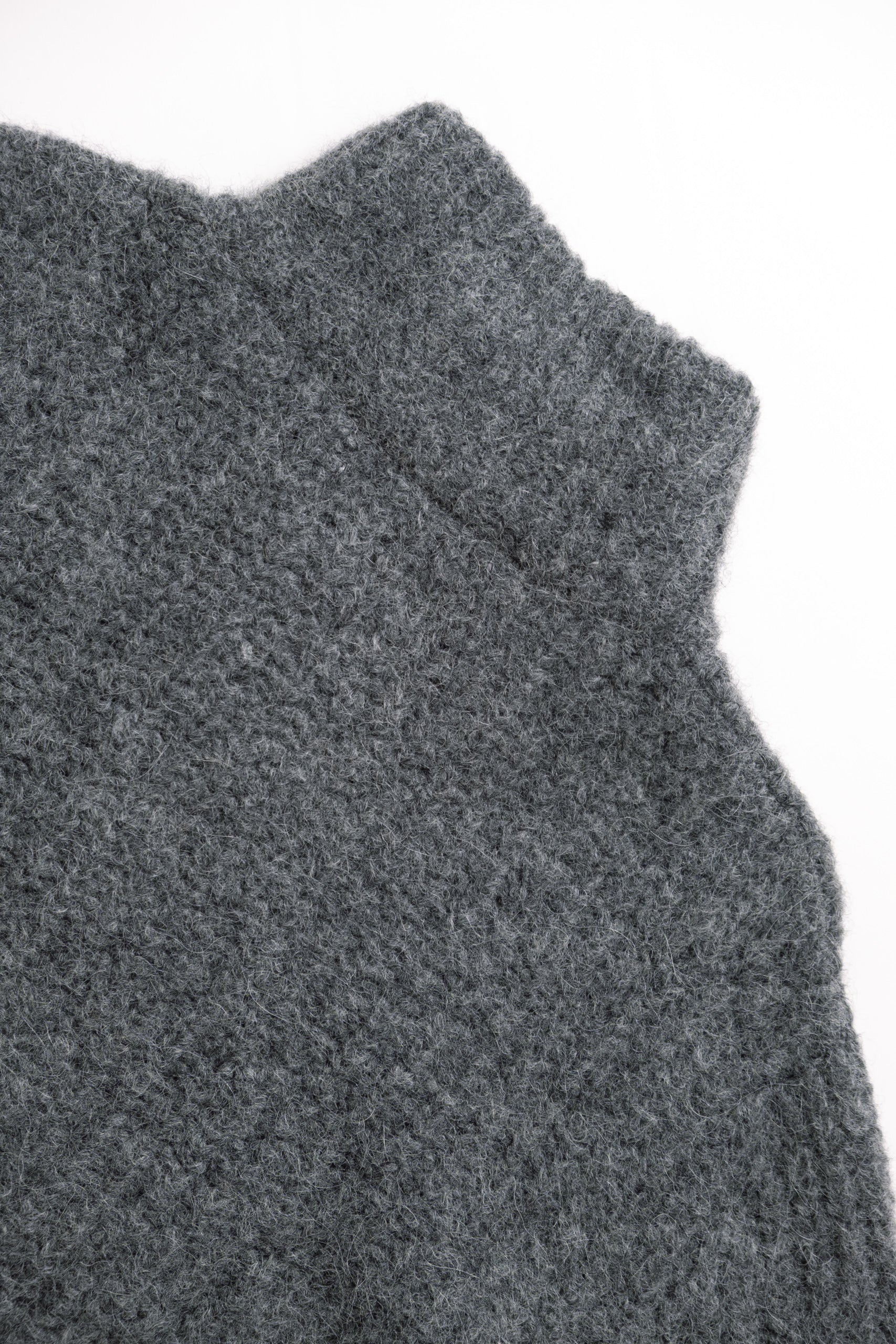 ALPACA RIB ZIP - STONE