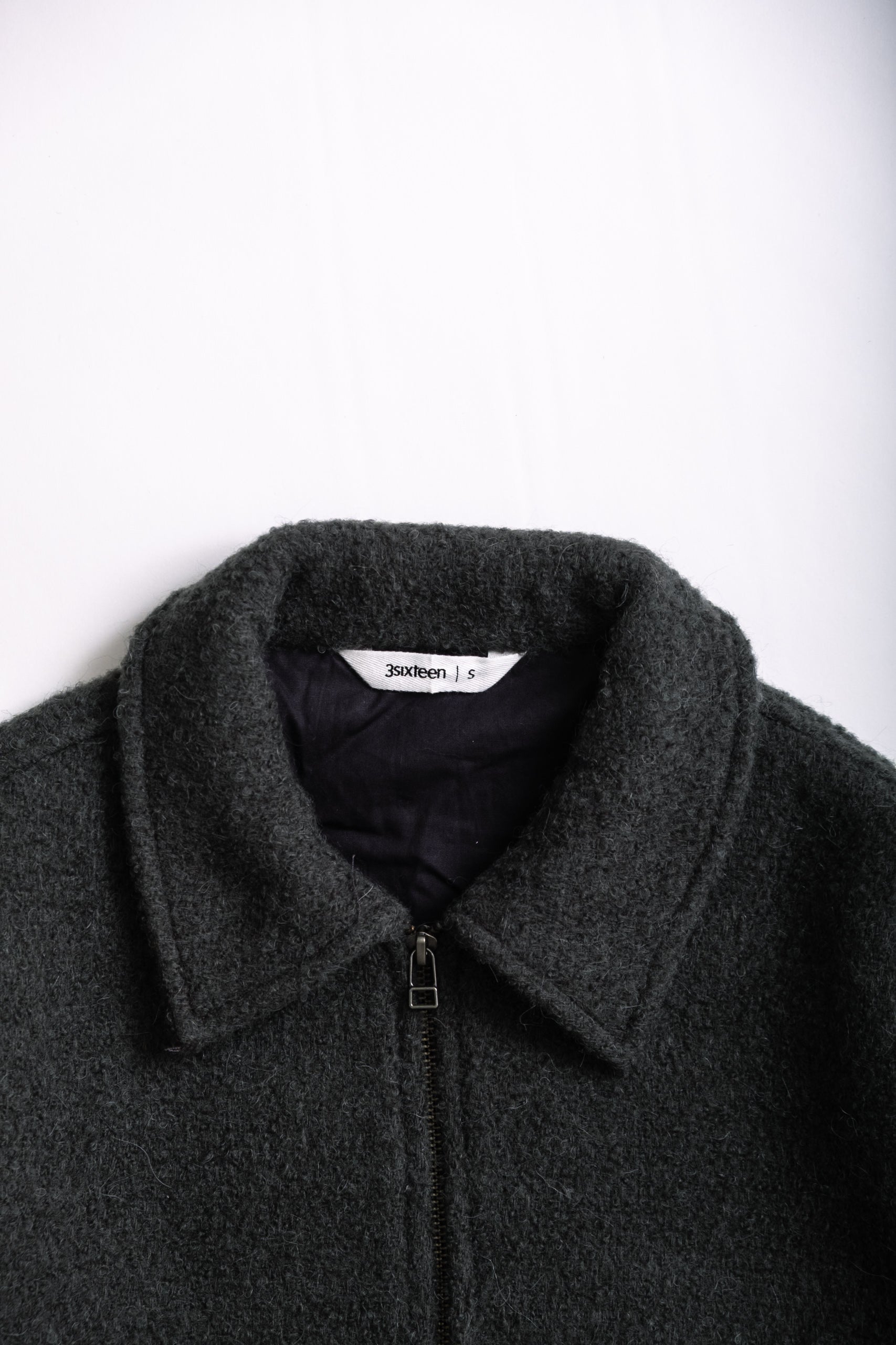 CLUB JACKET - CHARCOAL BOUCLE