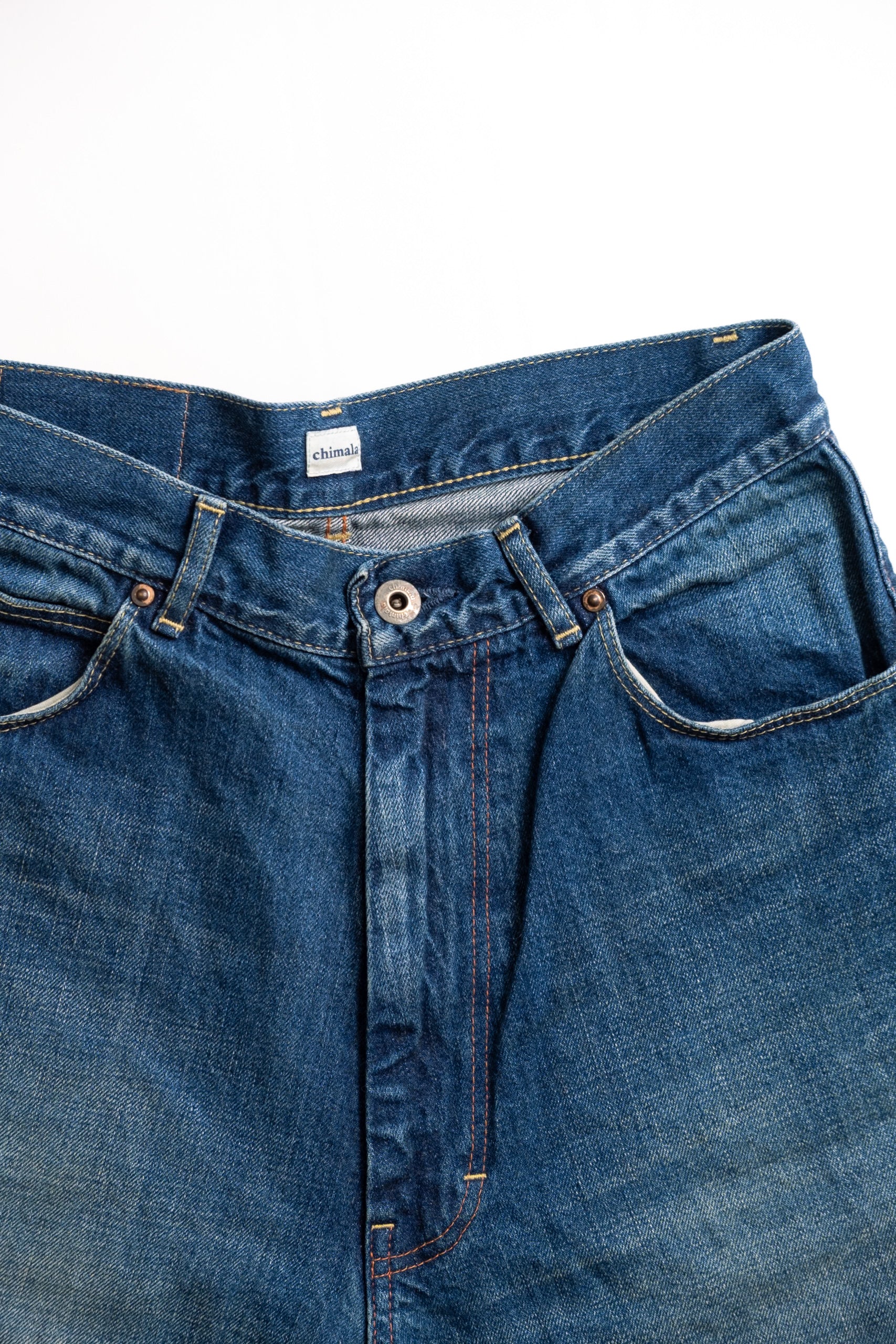 13.5OZ RANCH PANT - DARK WASH