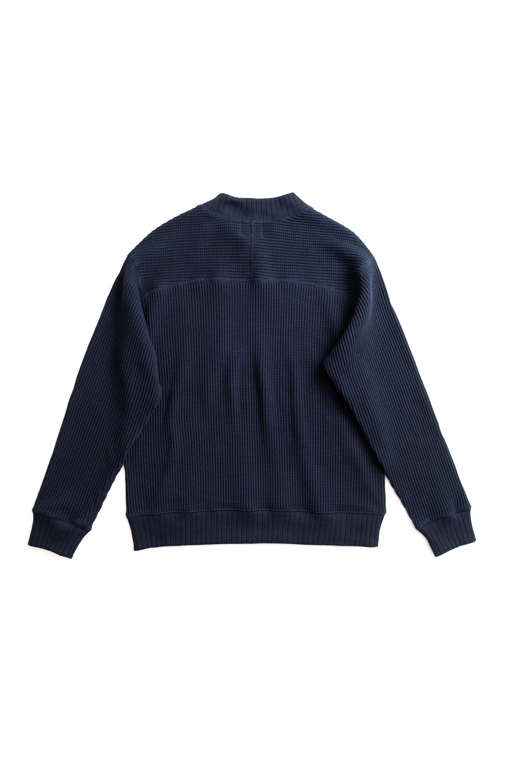 WAFFLE MIDNECK - DARK NAVY