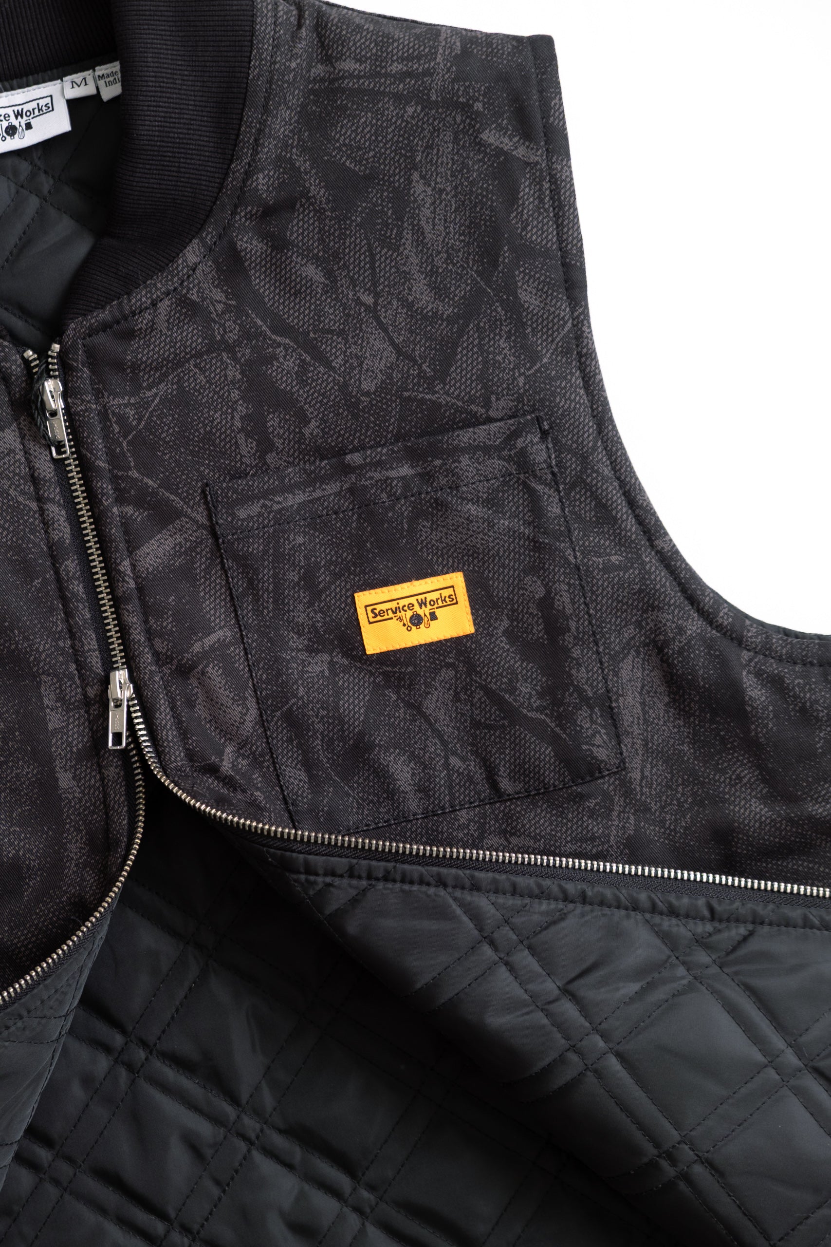 CAMO PADDED VEST - MONO