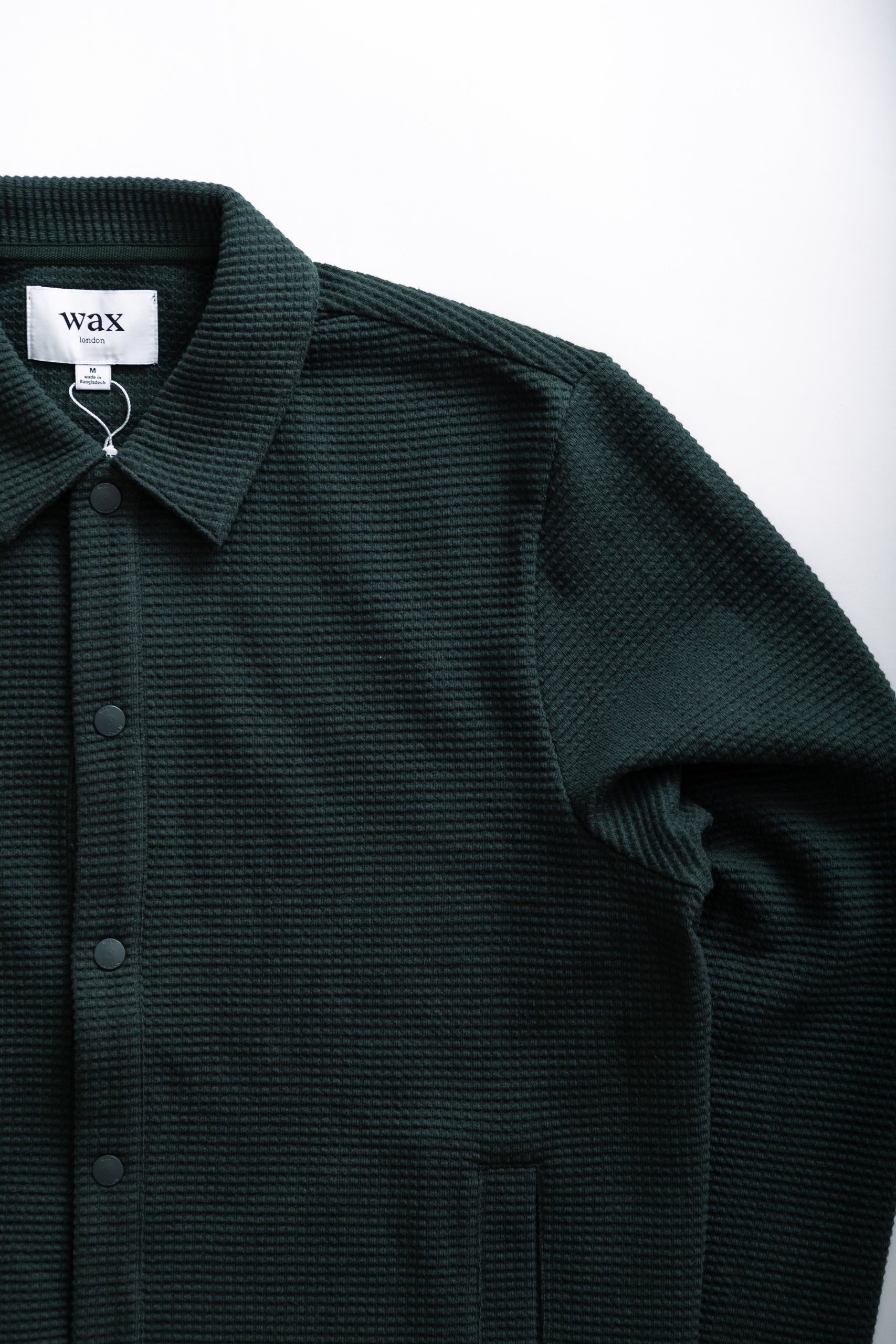 HAYS JERSEY OVERSHIRT - DARK GREEN