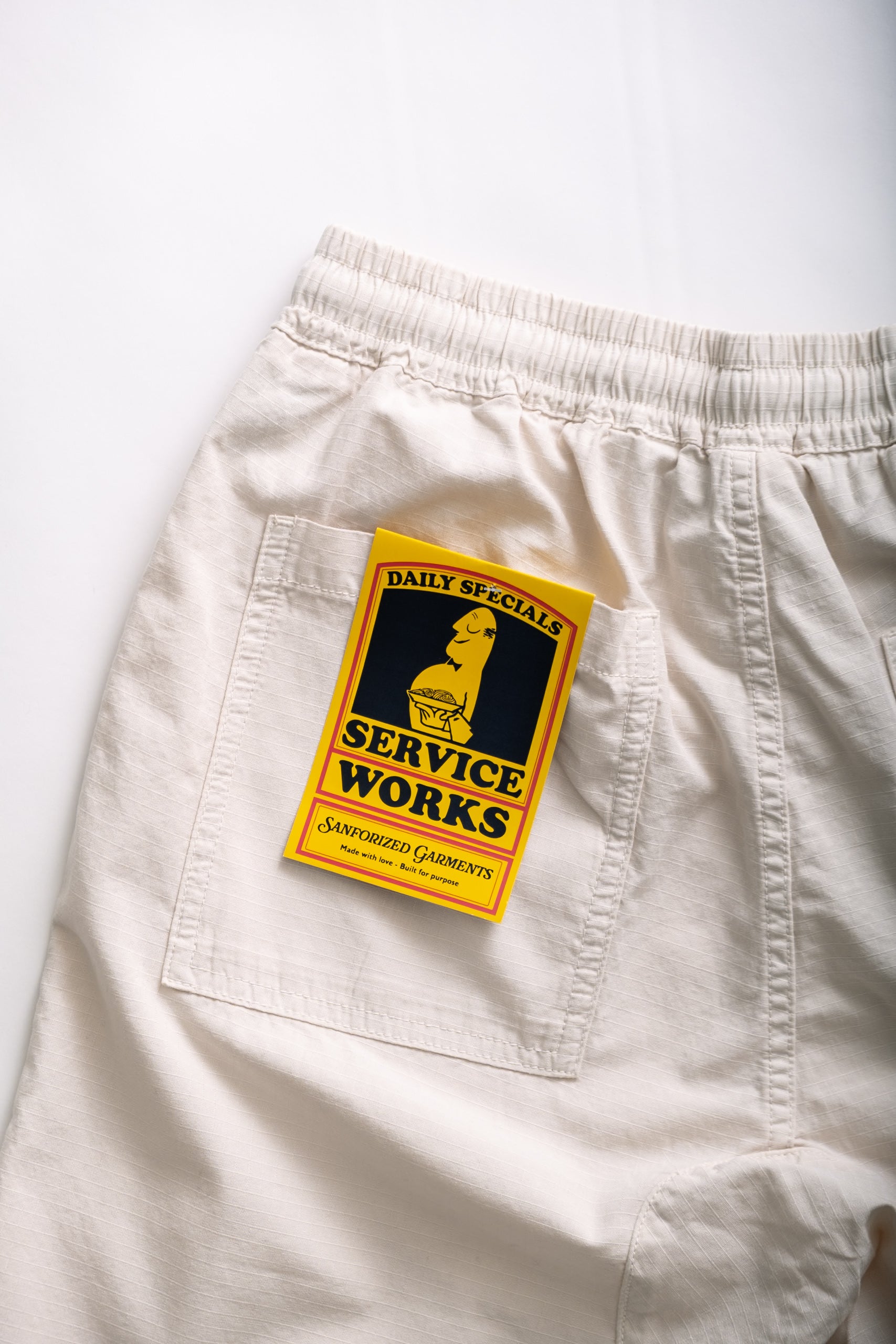 RIPSTOP CHEF SHORT - BONE