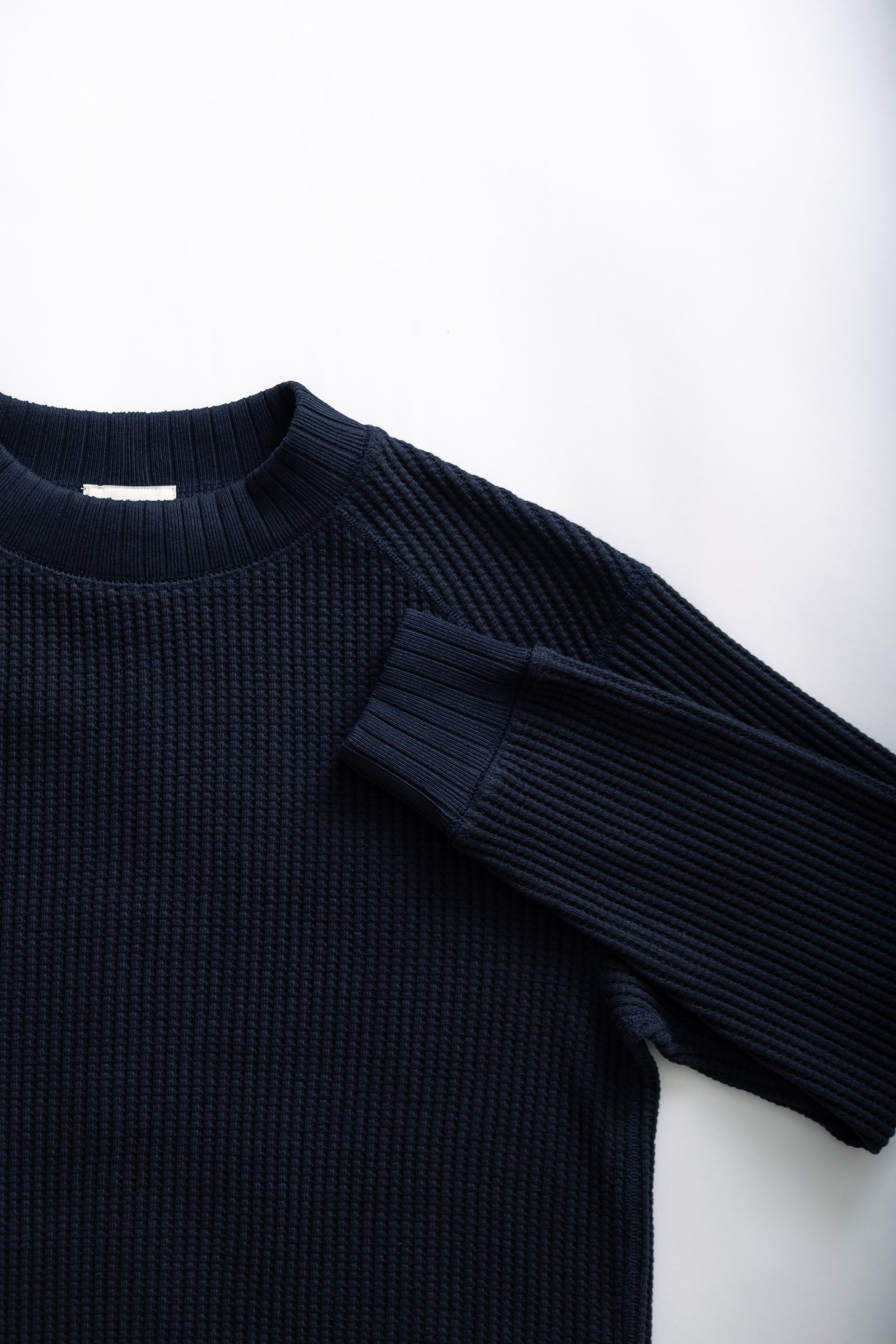 WAFFLE MIDNECK - DARK NAVY
