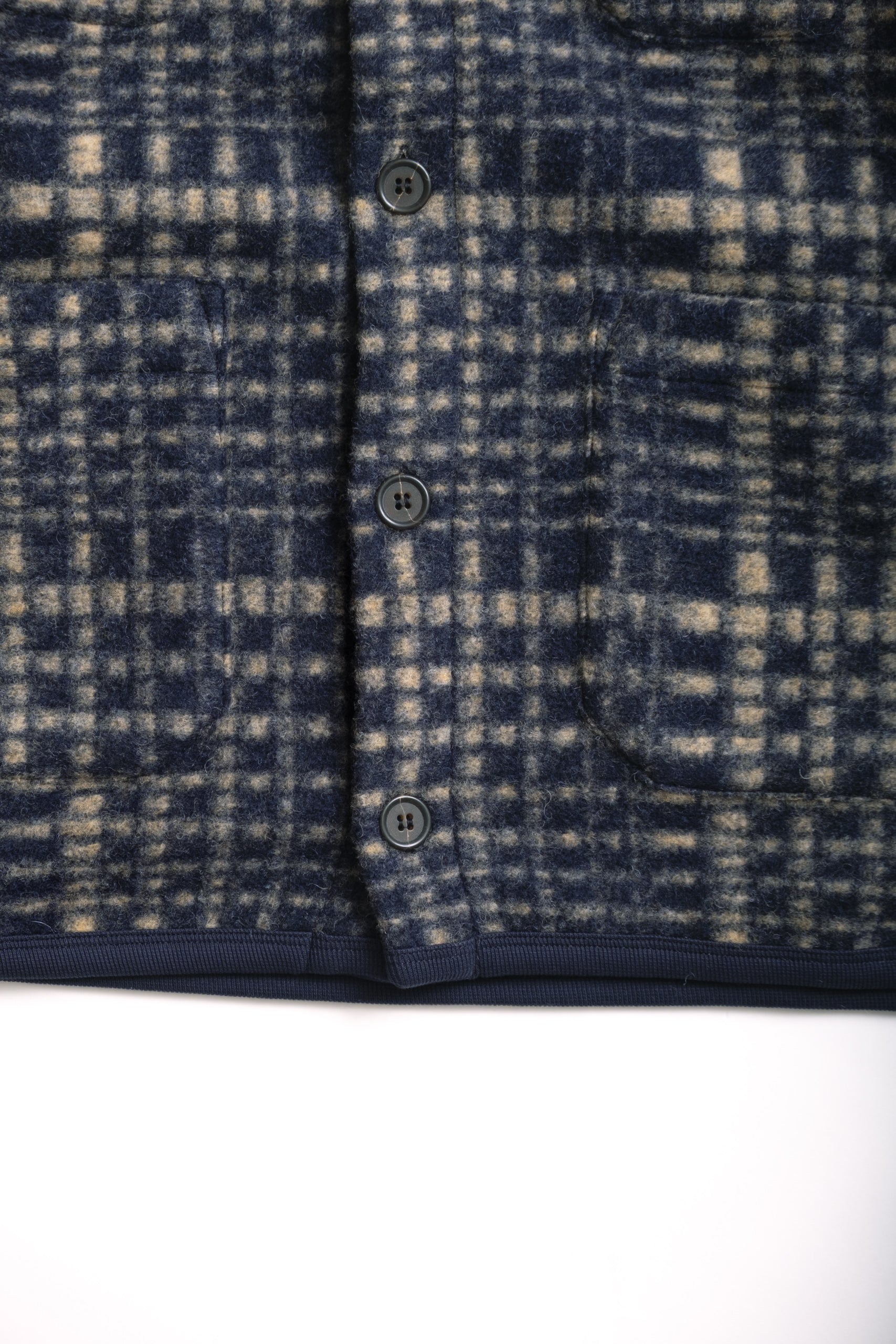 TELEPASS FLEECE CARDIGAN - NAVY