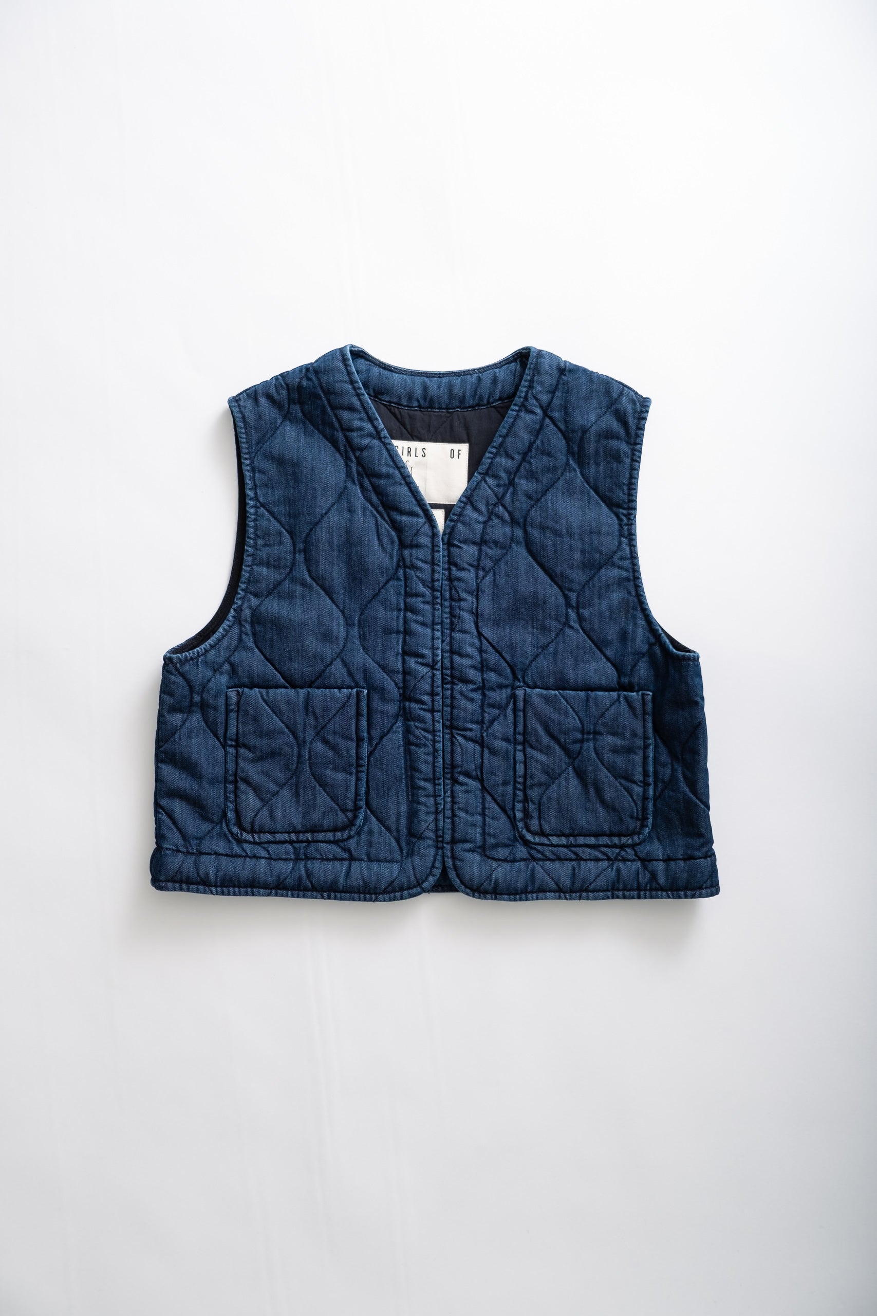 TSUKI VEST - INDIGO