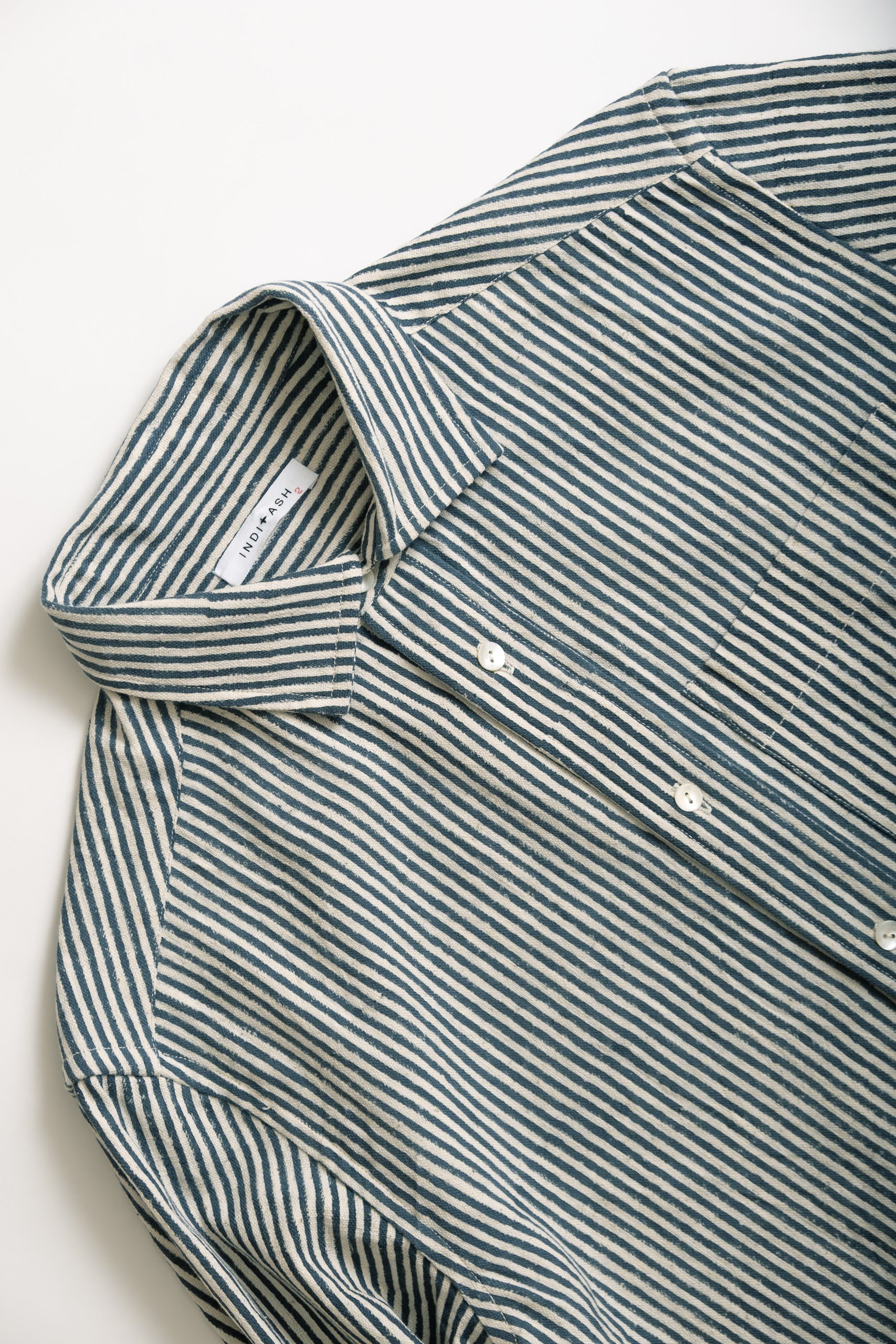 LS MATTY SHIRT - INDIGO