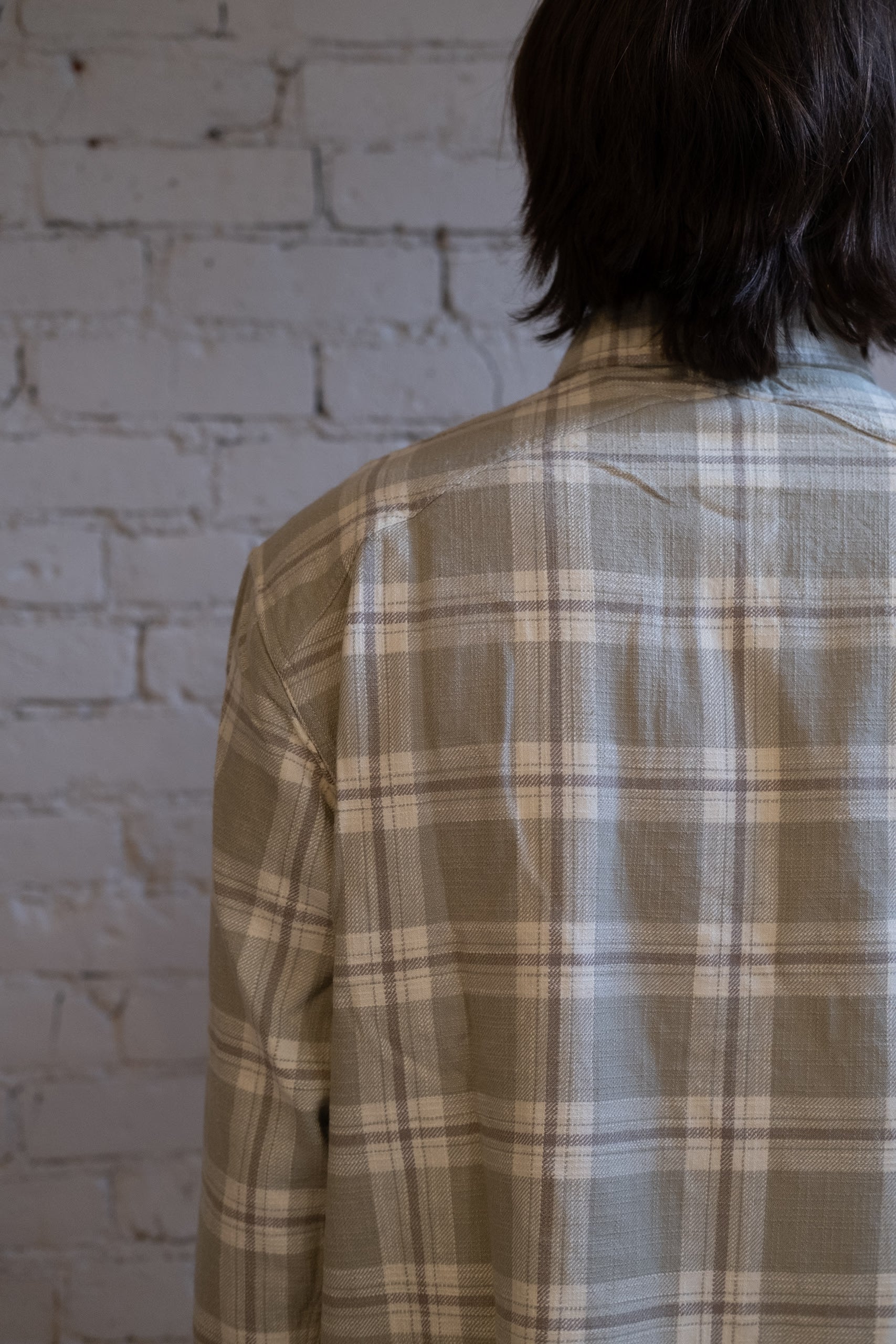 CROSSCUT FLANNEL - SEAFOAM