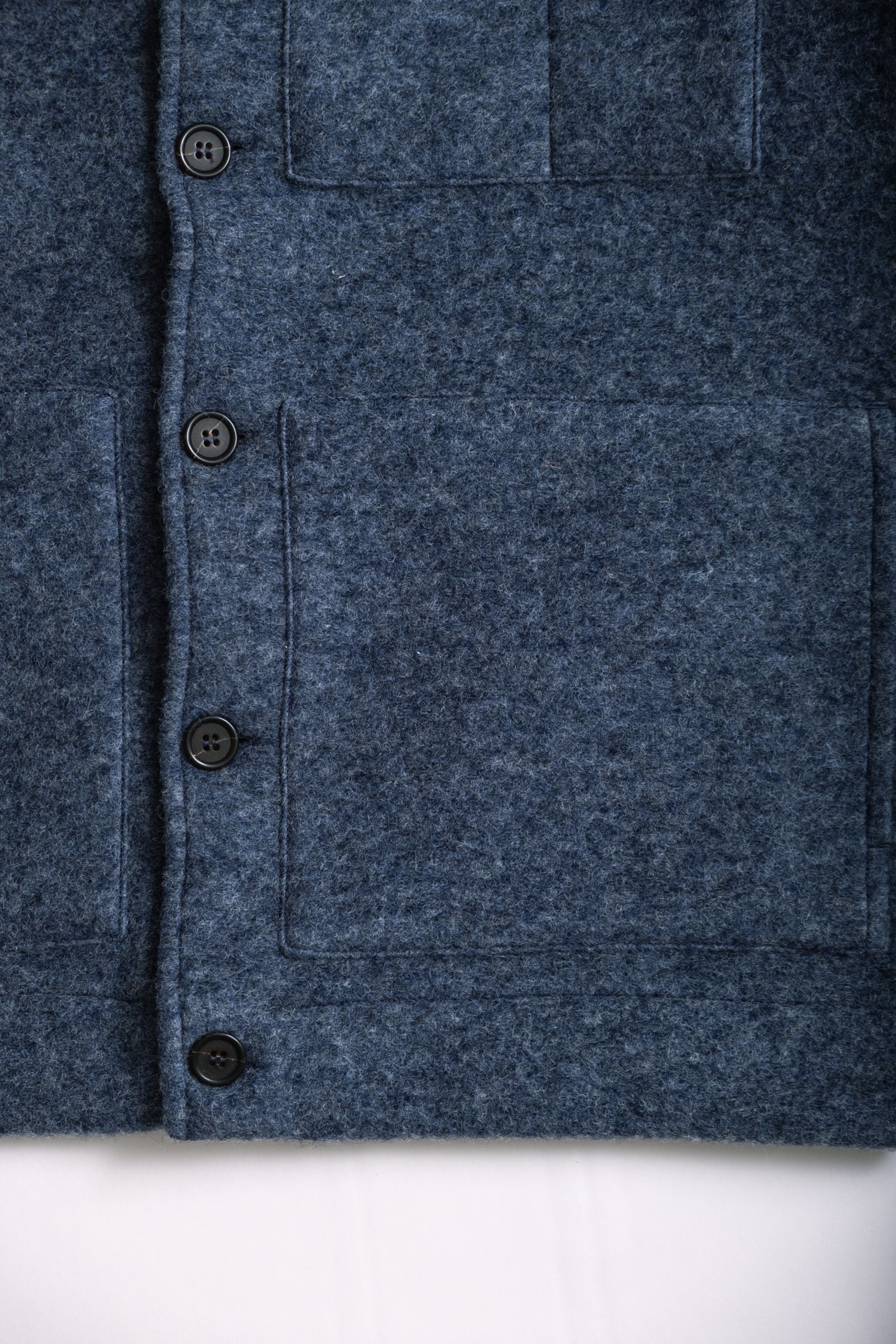 WOOL UNIFORM JACKET - SLATE BLUE