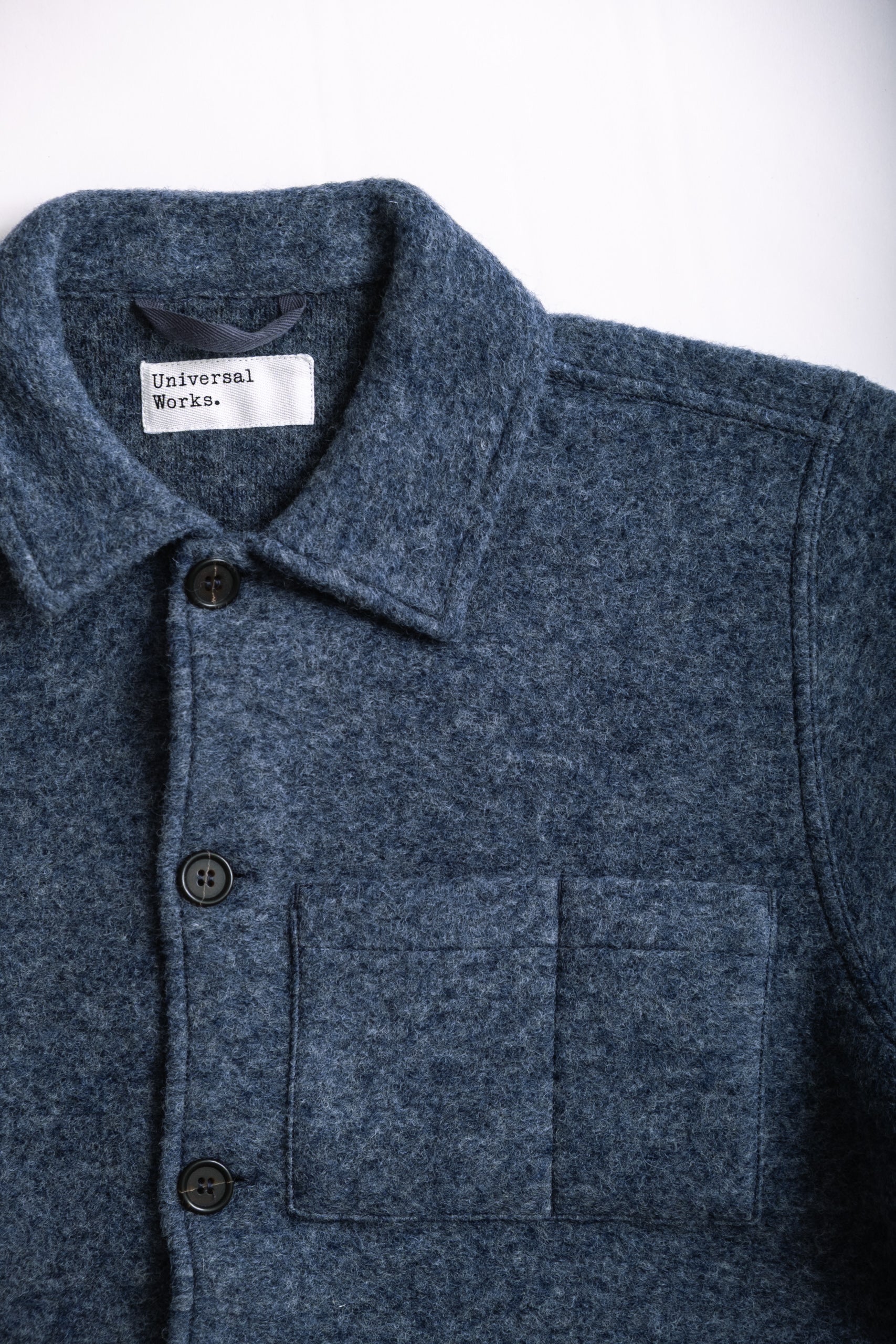 WOOL UNIFORM JACKET - SLATE BLUE