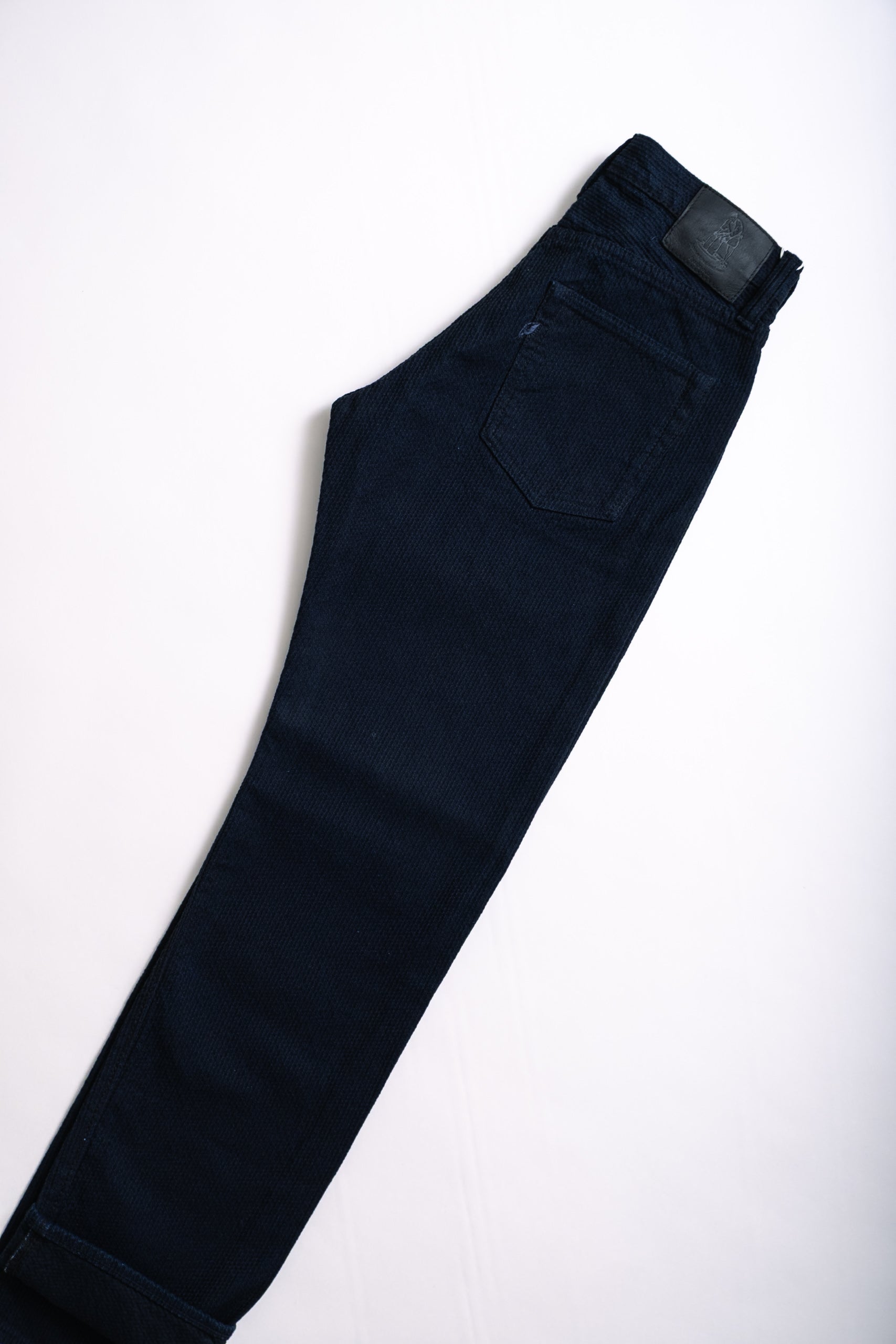 SASHIKO 5 POCKET - INDIGO/BLACK