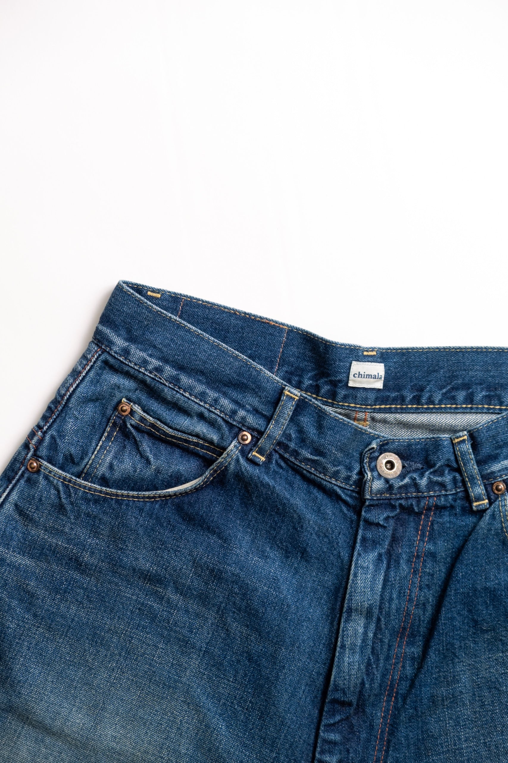 13.5OZ RANCH PANT - DARK WASH