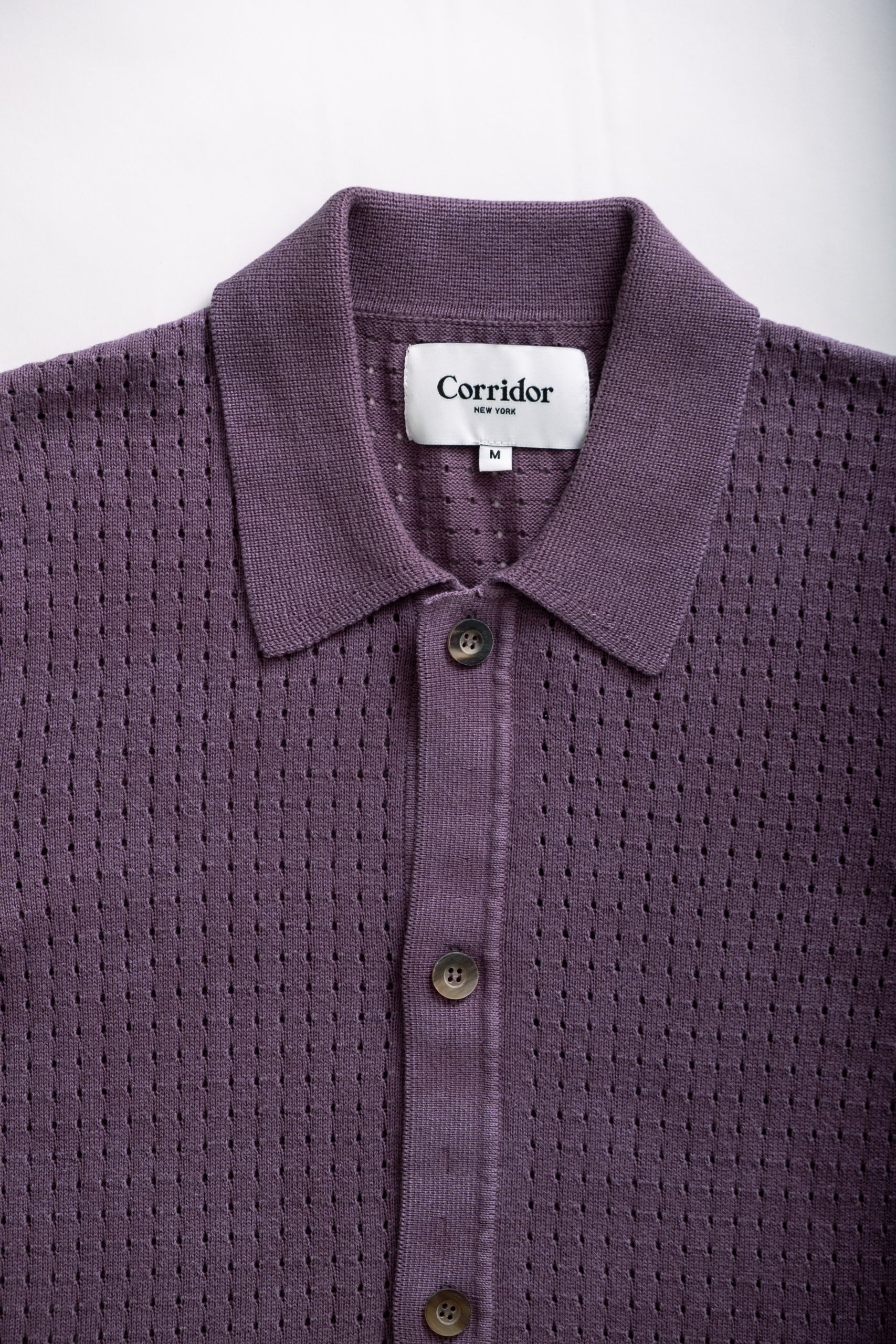 WASHED POINTELLE - VIOLET