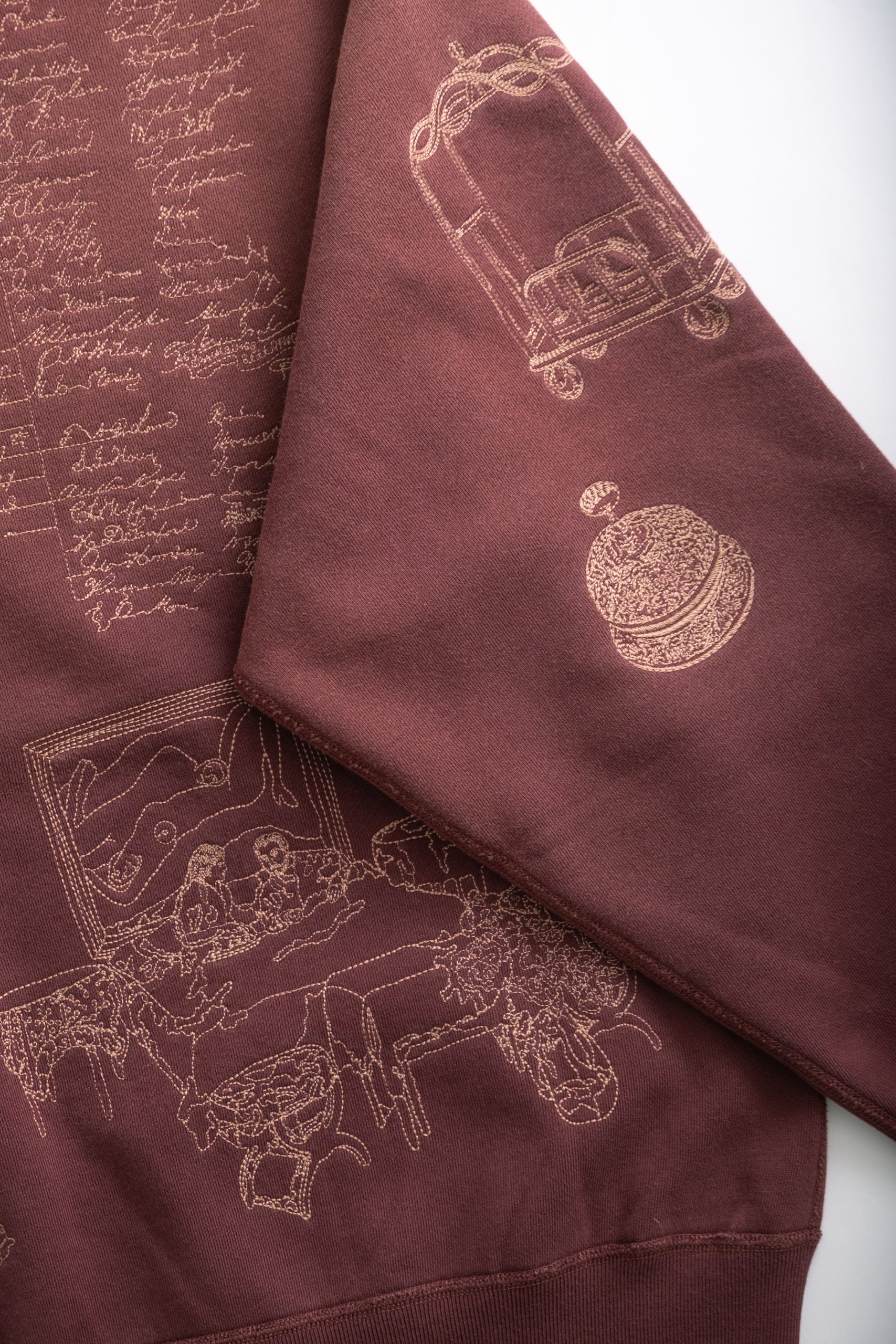 HOTEL CREWNECK - BURGUNDY