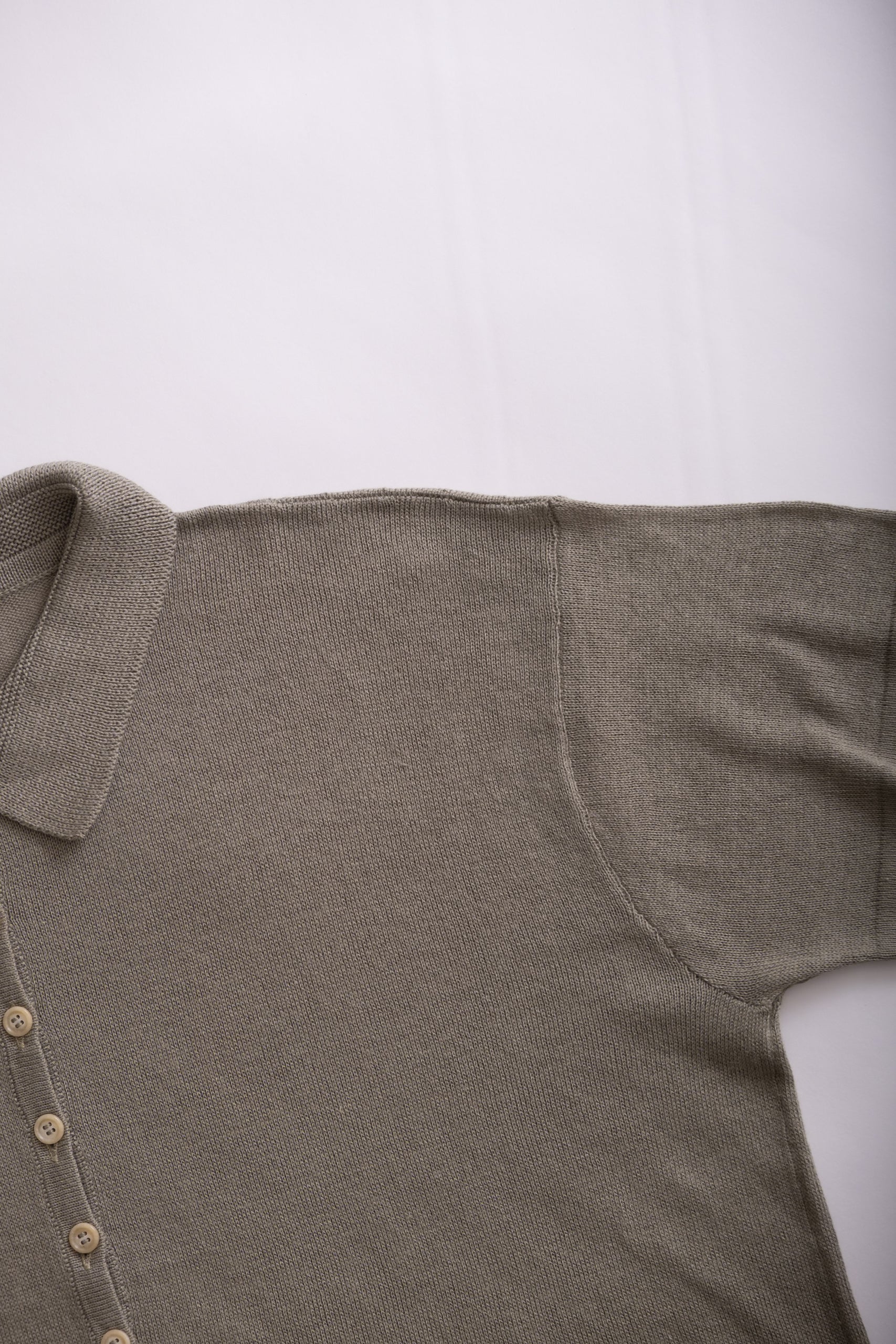 HIGH GAUGE KNIT BLOUSE - SAGE