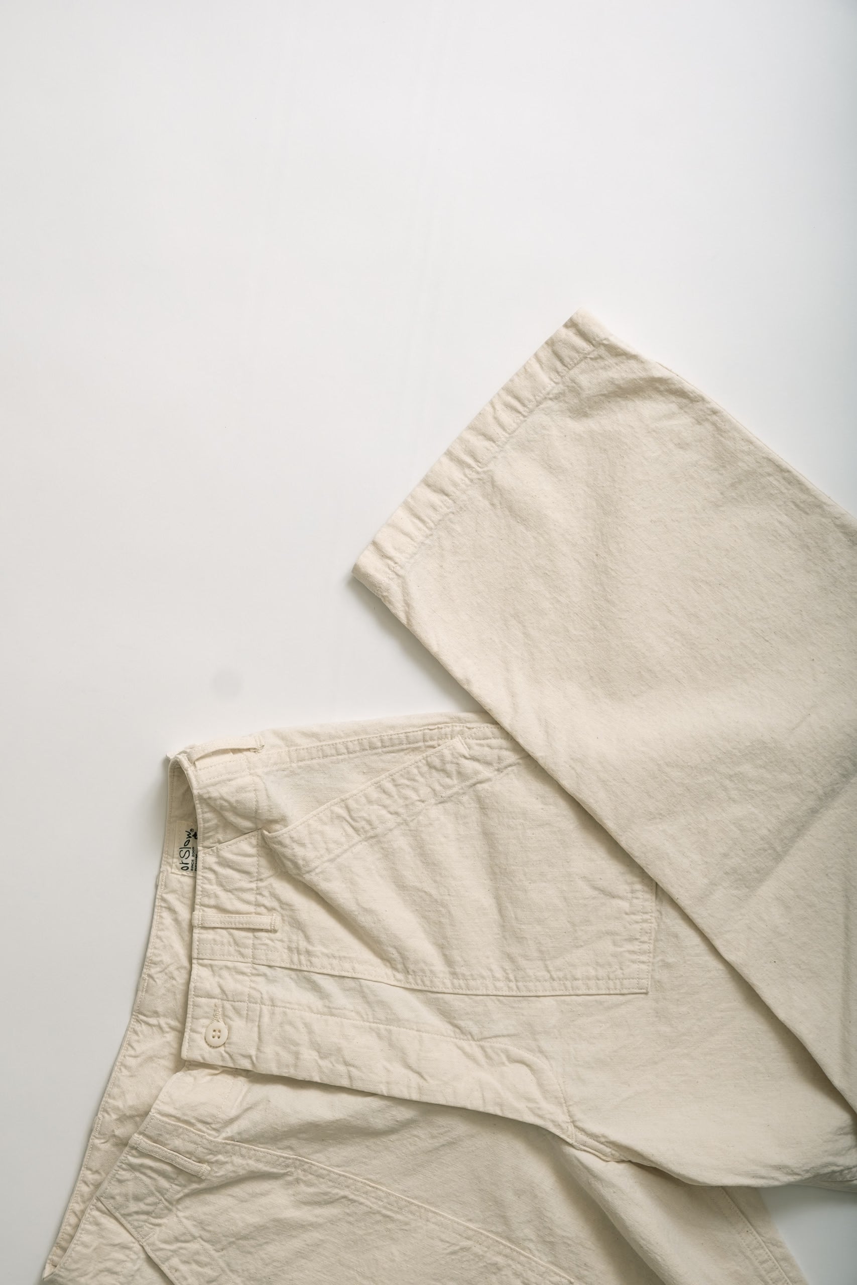 NAPPED TWILL SUMMER FATIGUE - ECRU