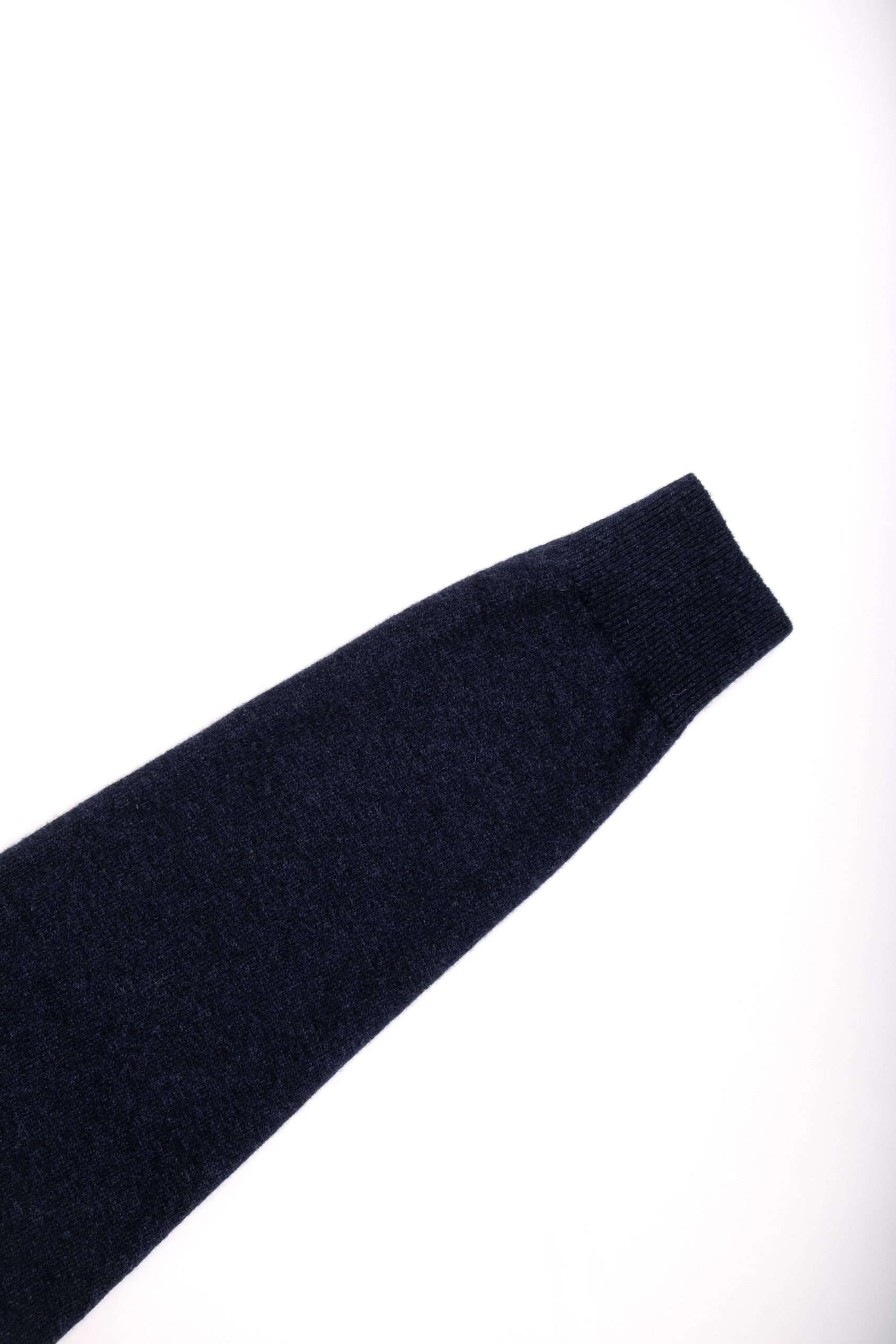 WOOL POLO - NAVY