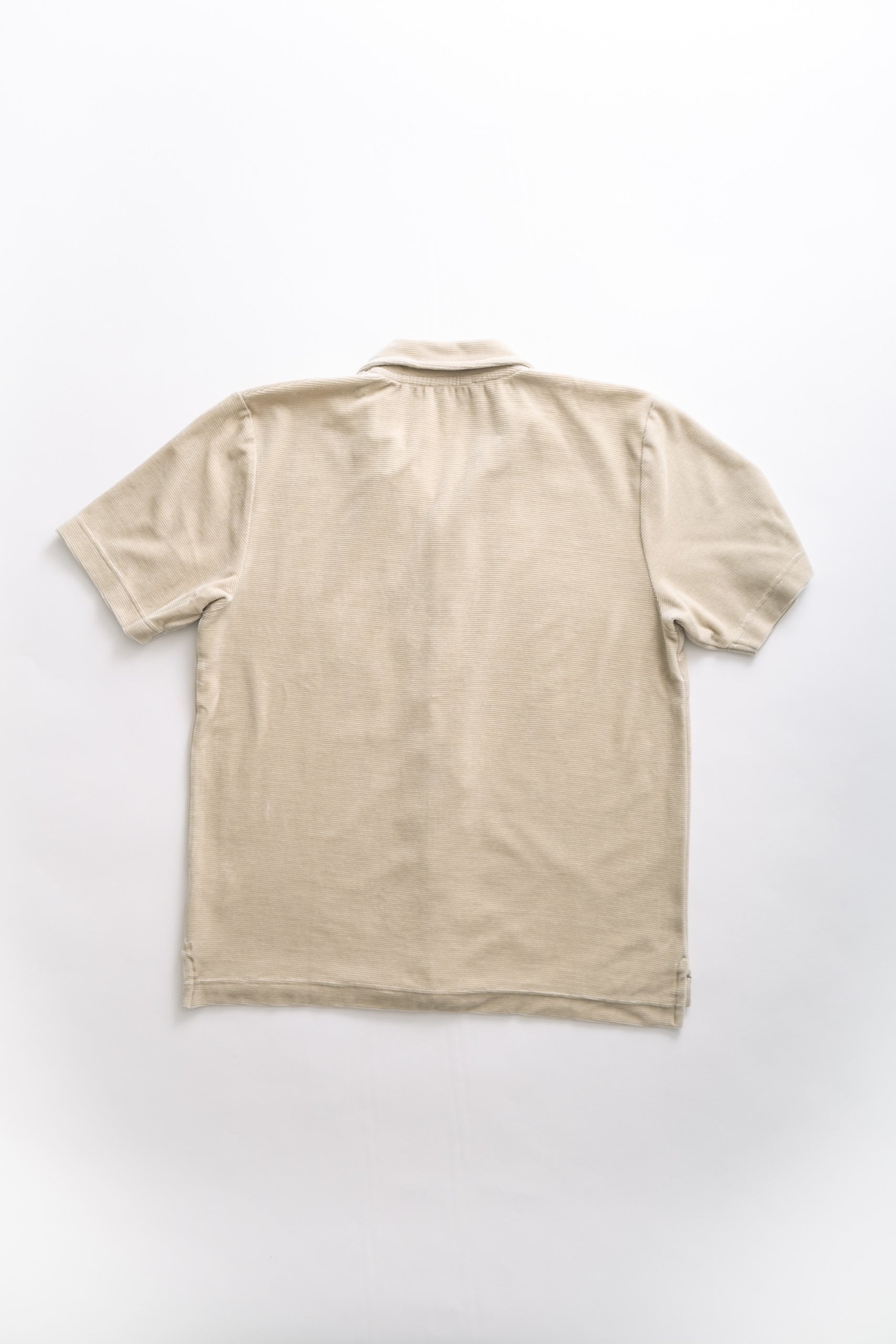 VELOUR POLO - TIDAL FOAM