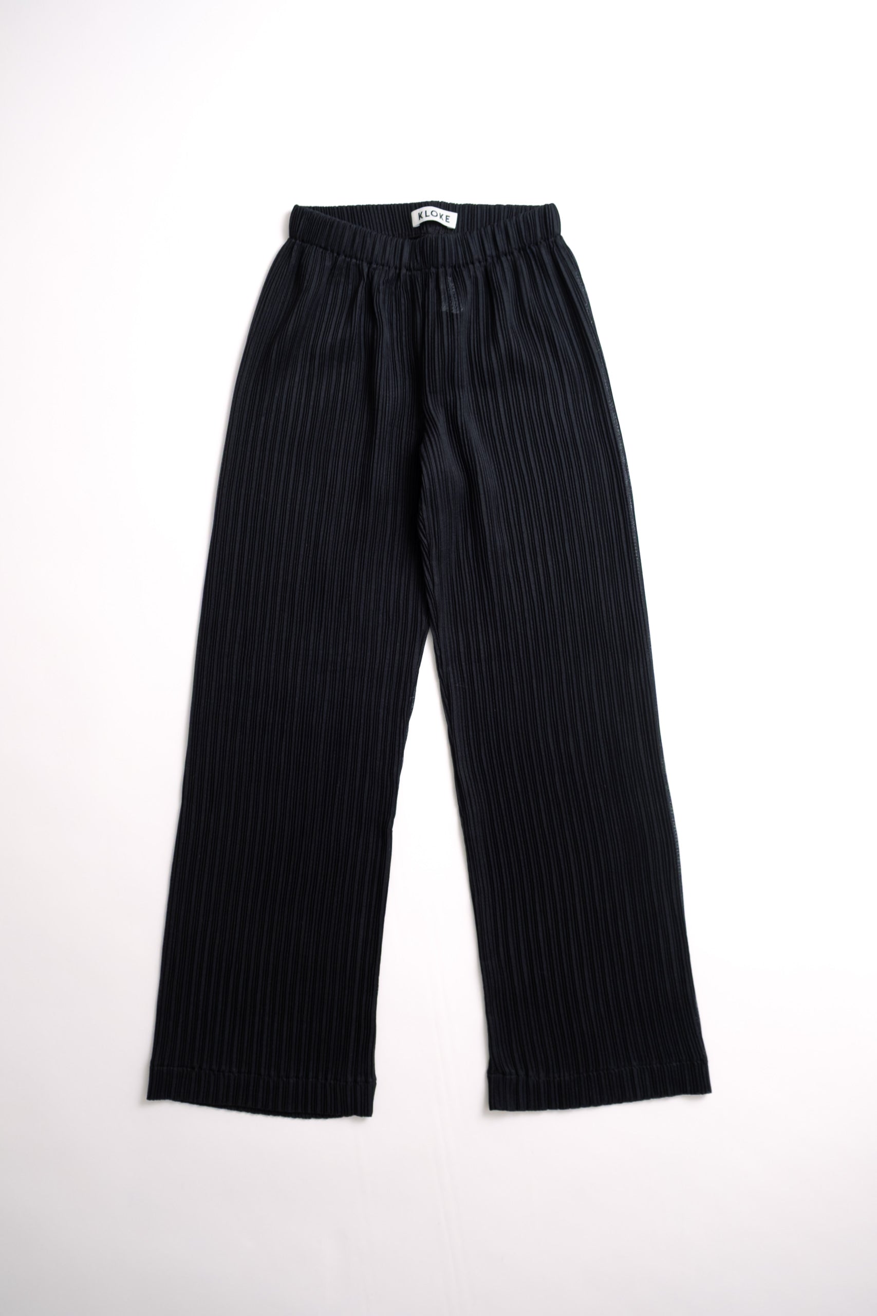 TRACE CRINKLE PANT - BLACK