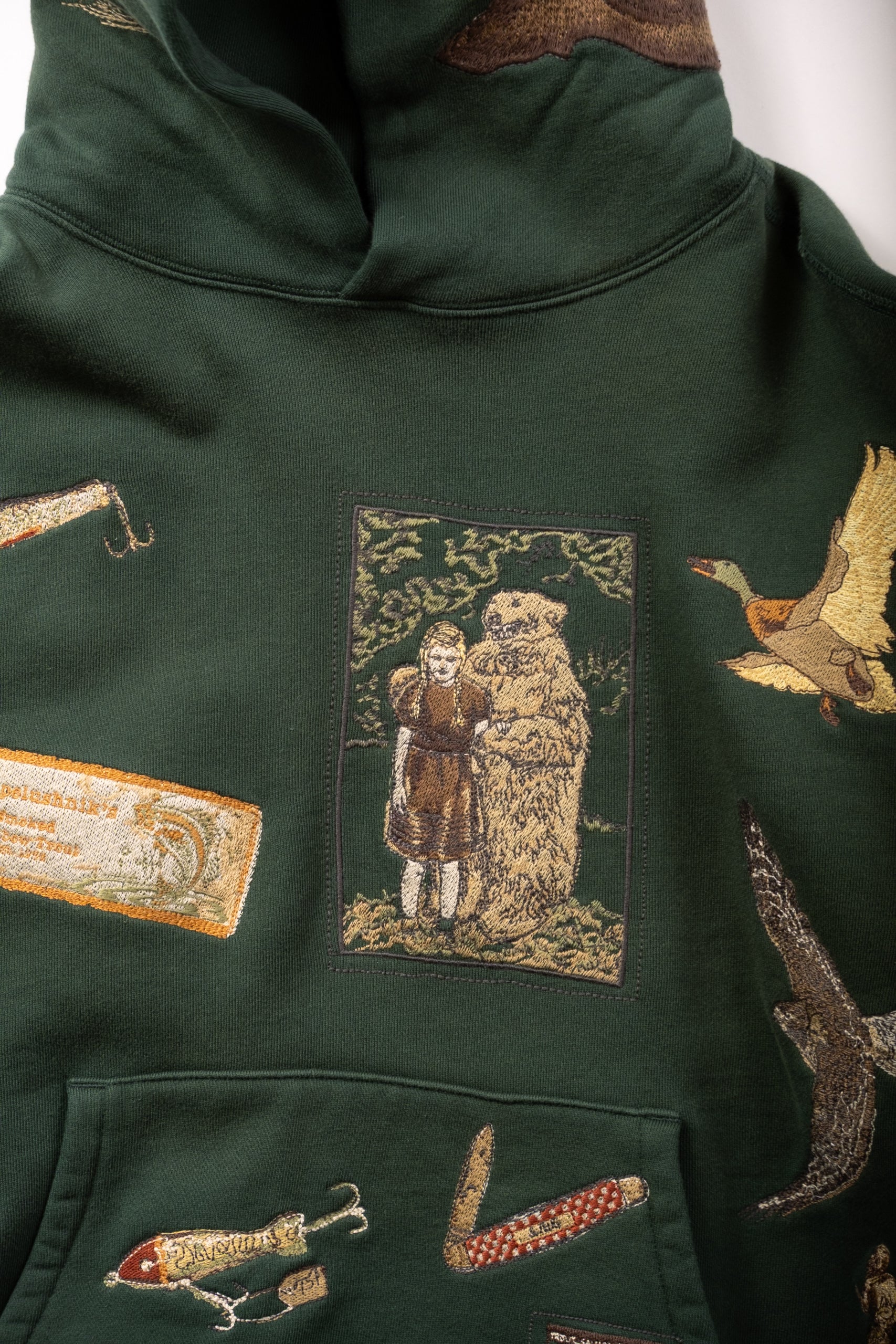 TRAIL HOODIE - FOREST GREEN