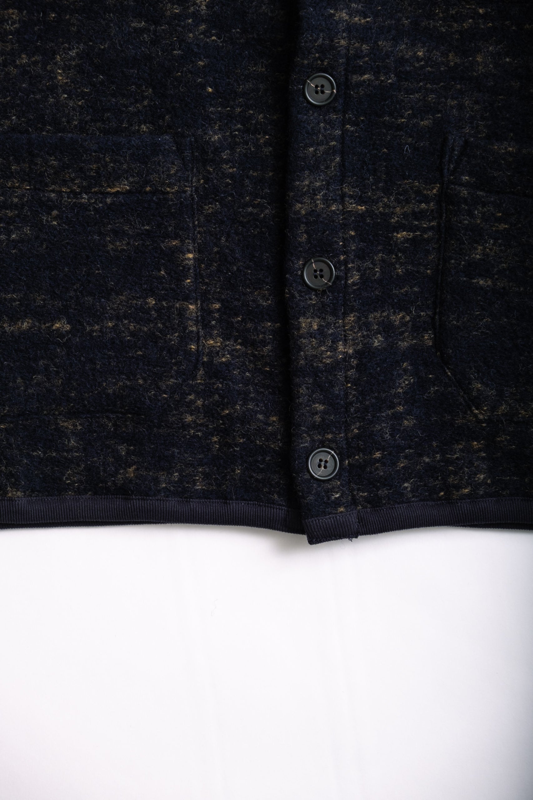 MARBLE FLEECE - NAVY