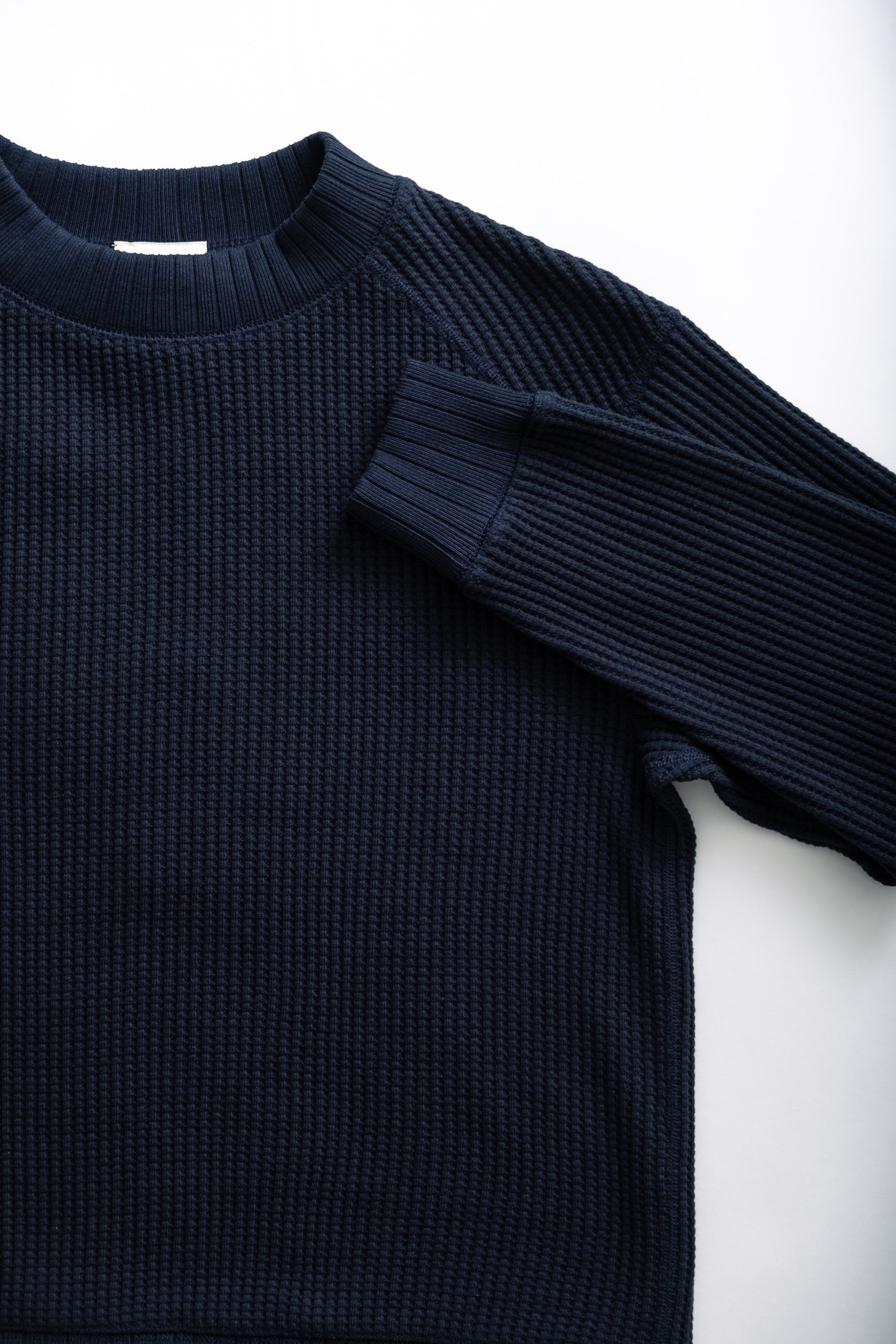 WAFFLE MIDNECK - DARK NAVY