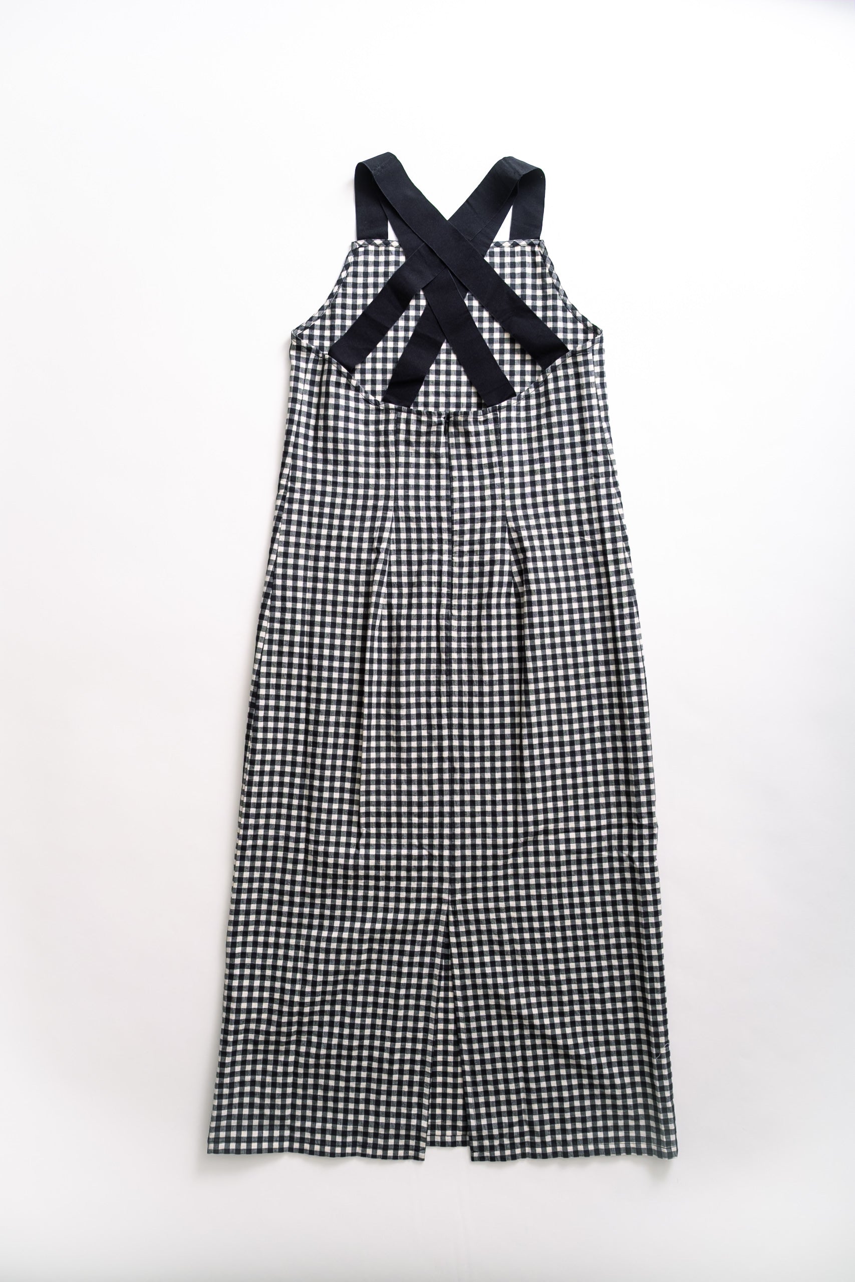 OYSTER DRESS - BLACK GINGHAM