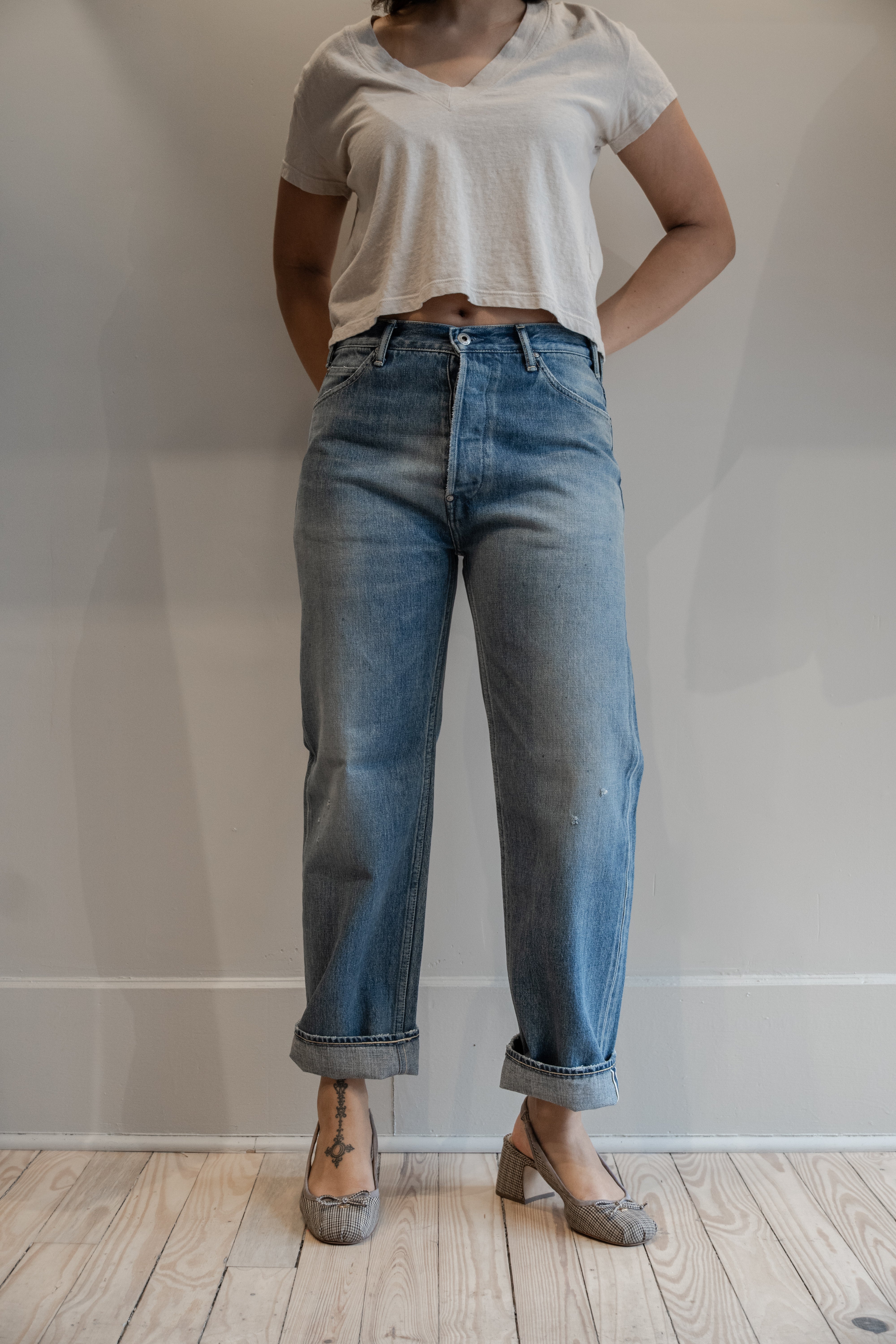 13.5OZ NARROW STRAIGHT - LIGHT WASH