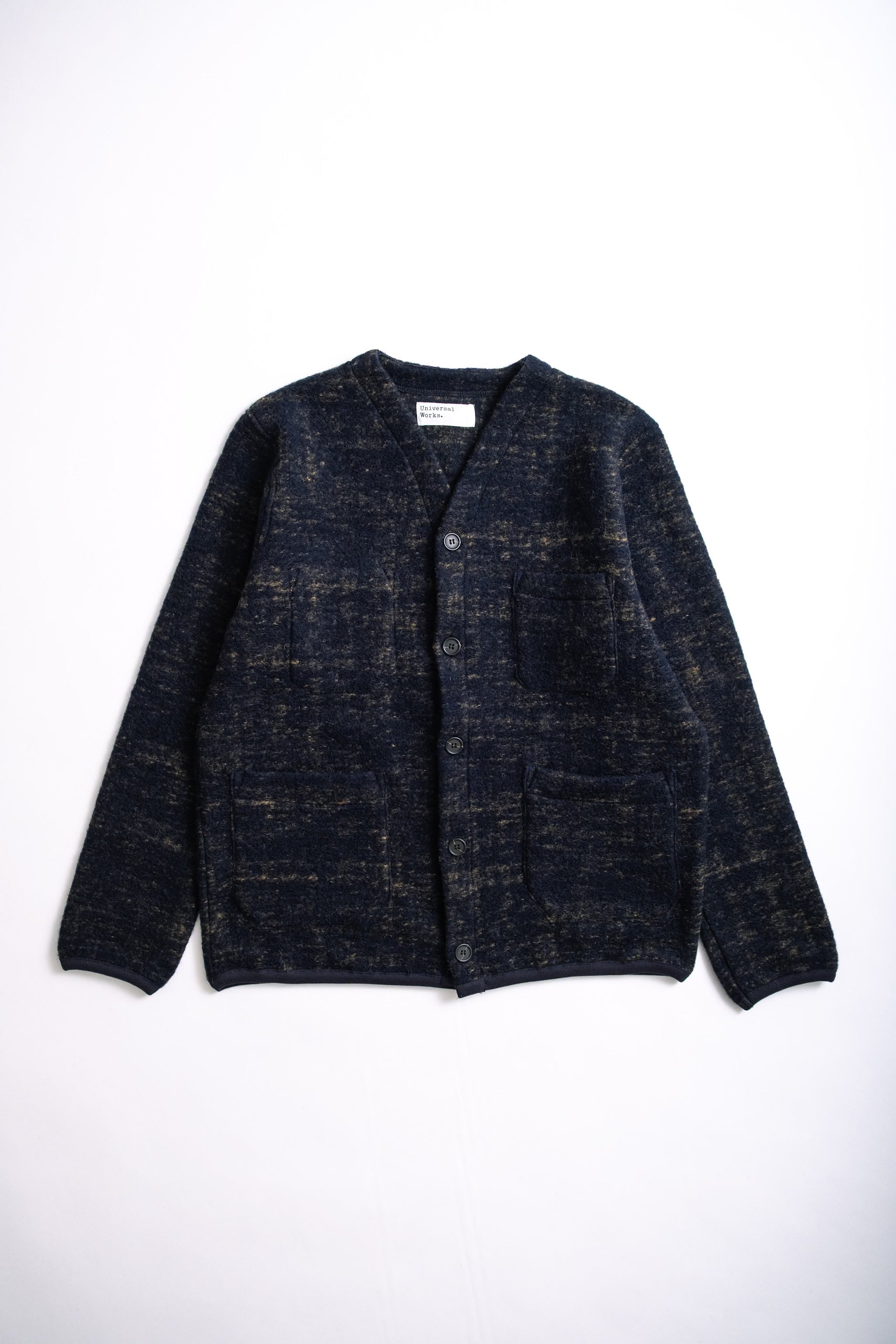 MARBLE FLEECE - NAVY