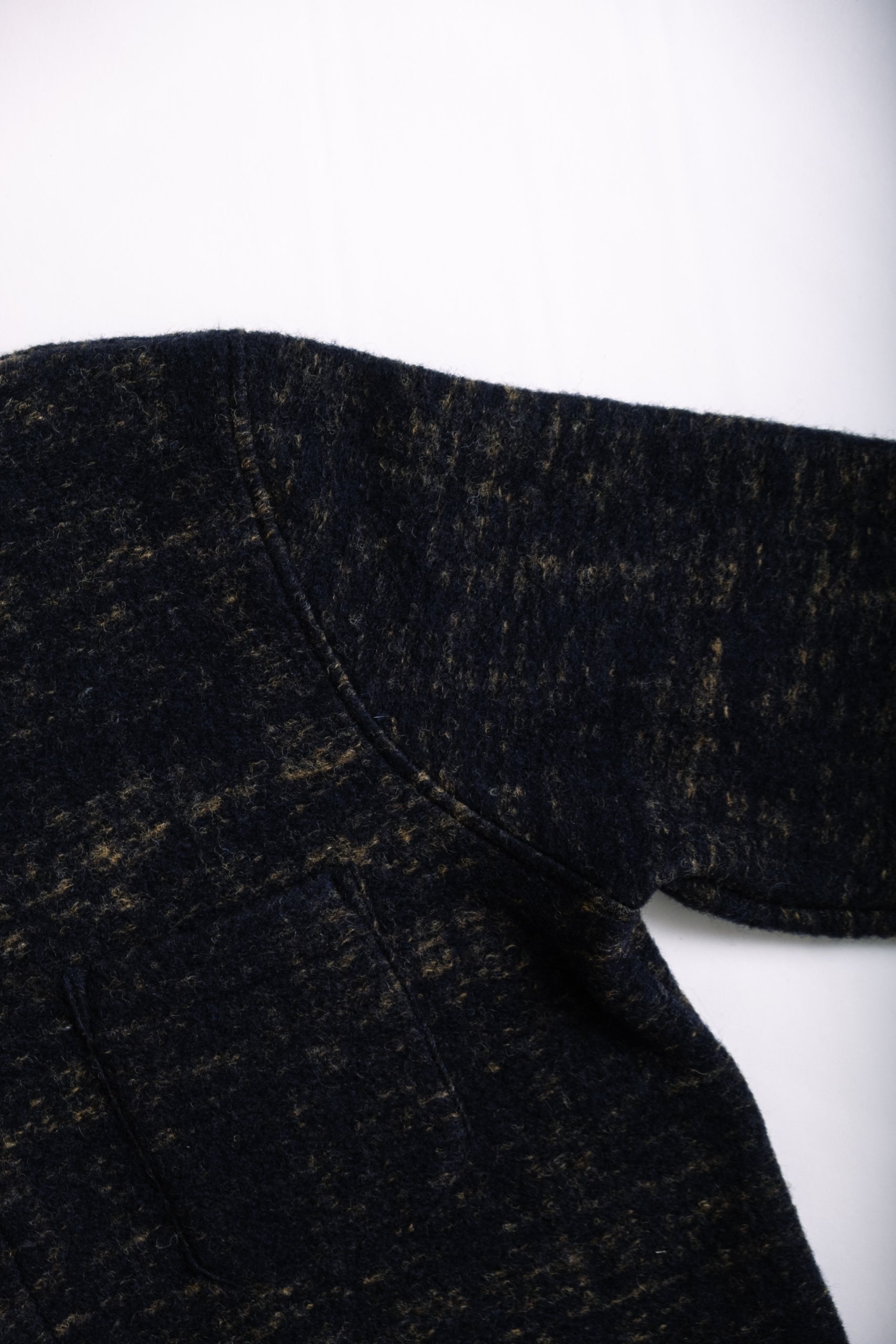 MARBLE FLEECE - NAVY