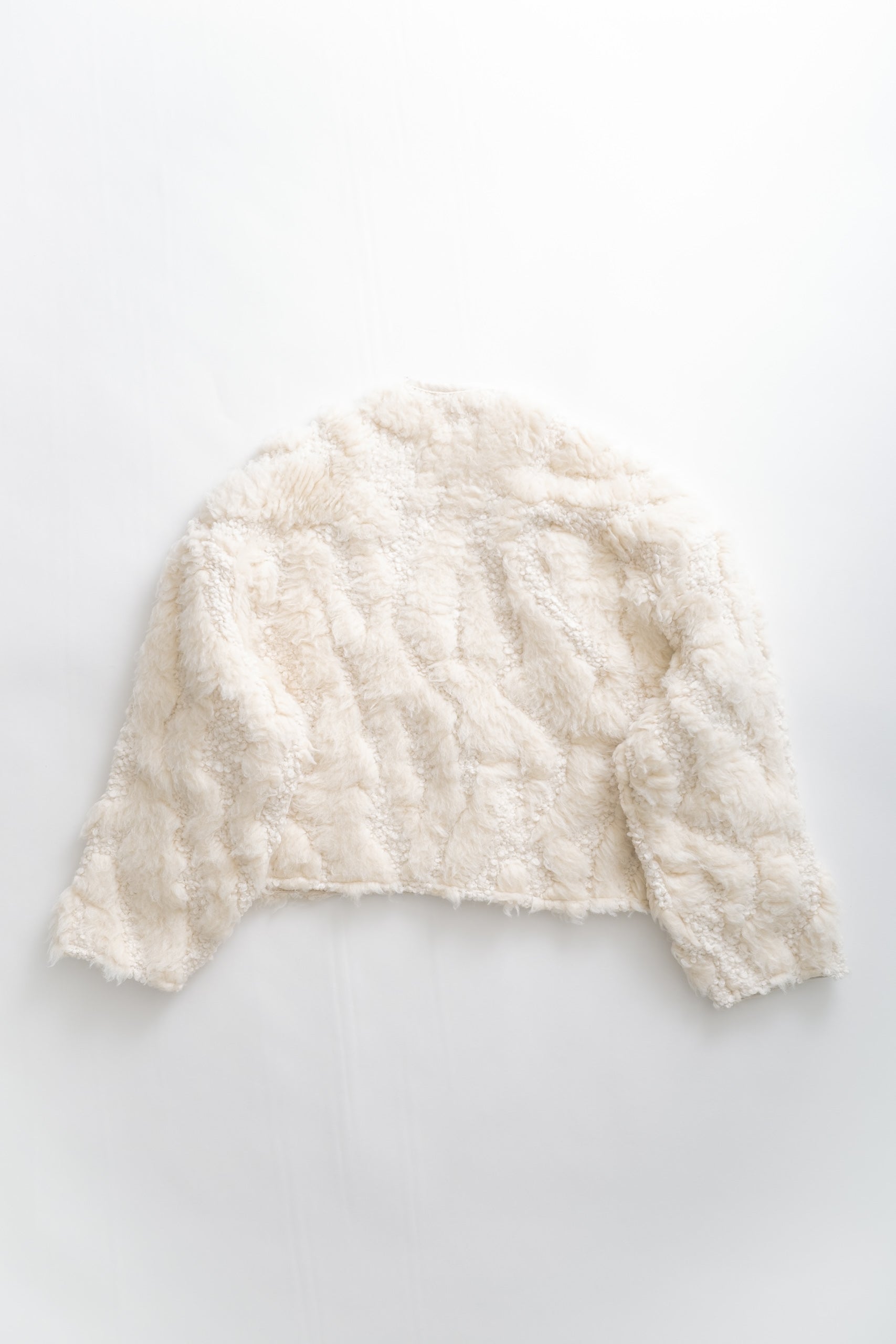 SHETLAND JACKET - OFF WHITE