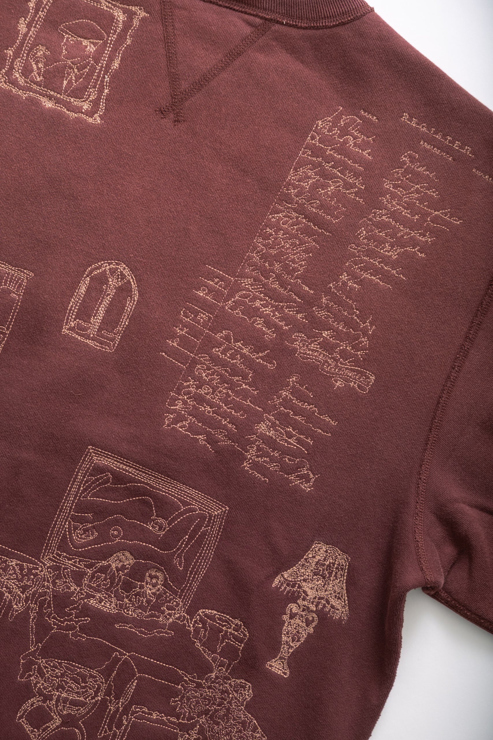 HOTEL CREWNECK - BURGUNDY