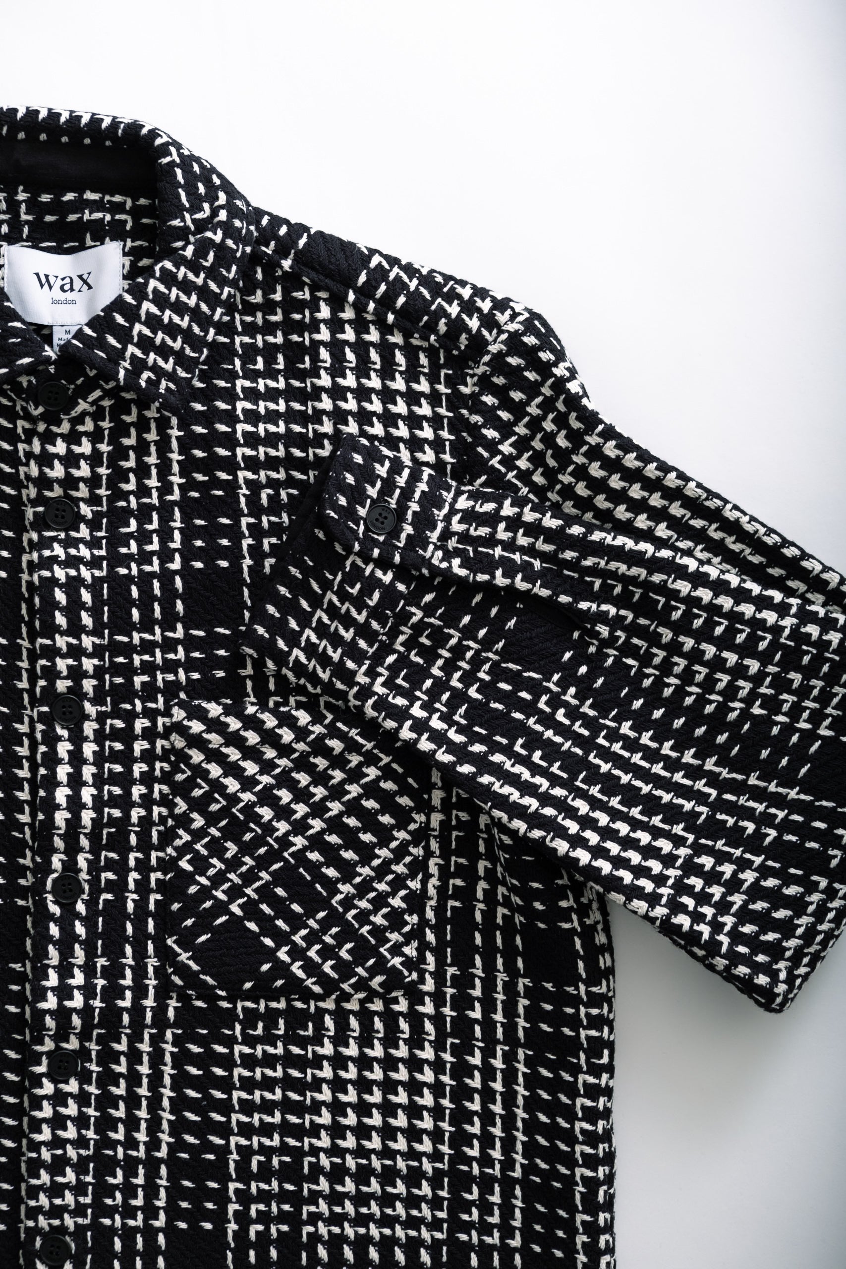 WHITING OVERSHIRT - TWINWEAVE BLACK