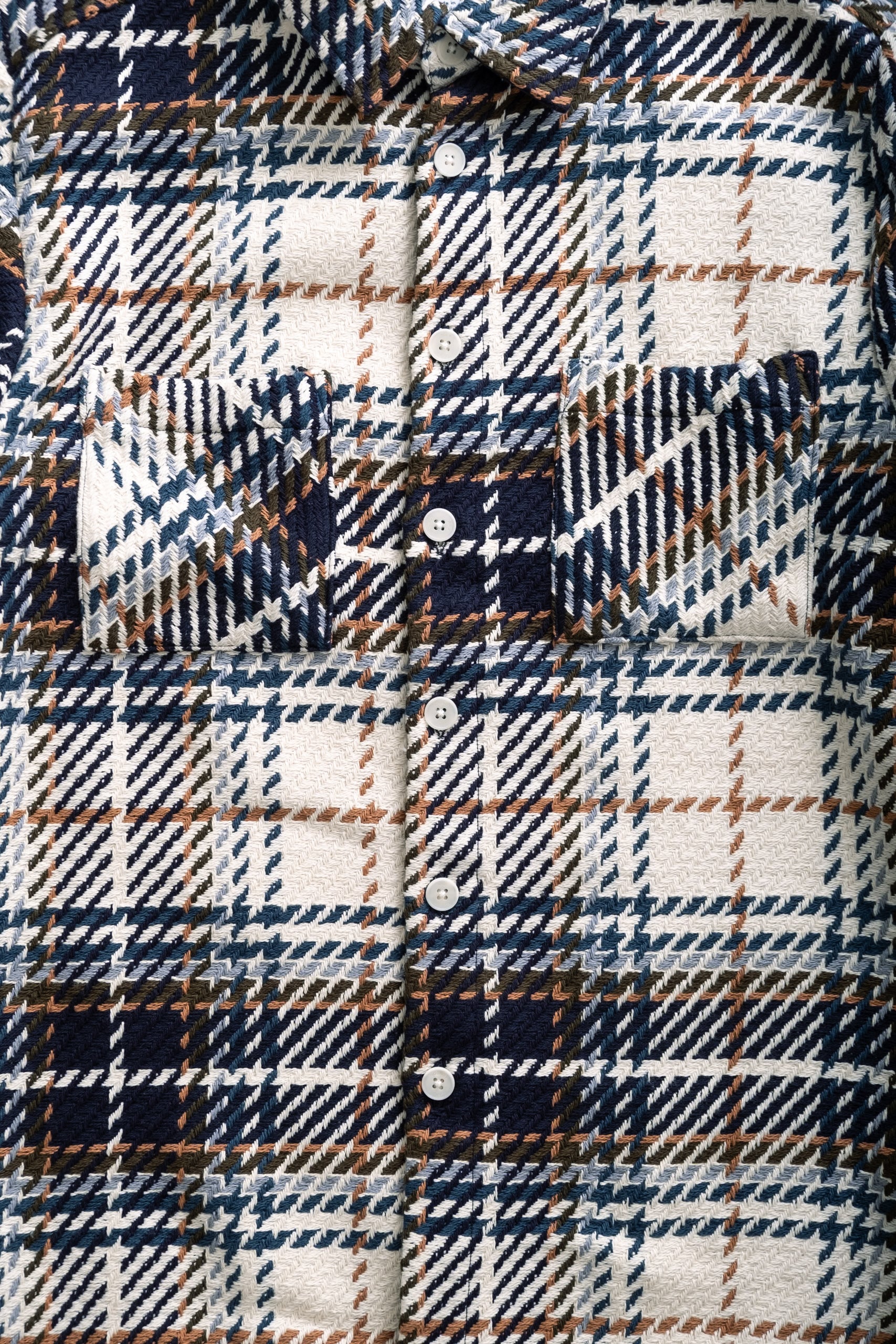 WHITING OVERSHIRT - CHARLTON CHECK NAVY