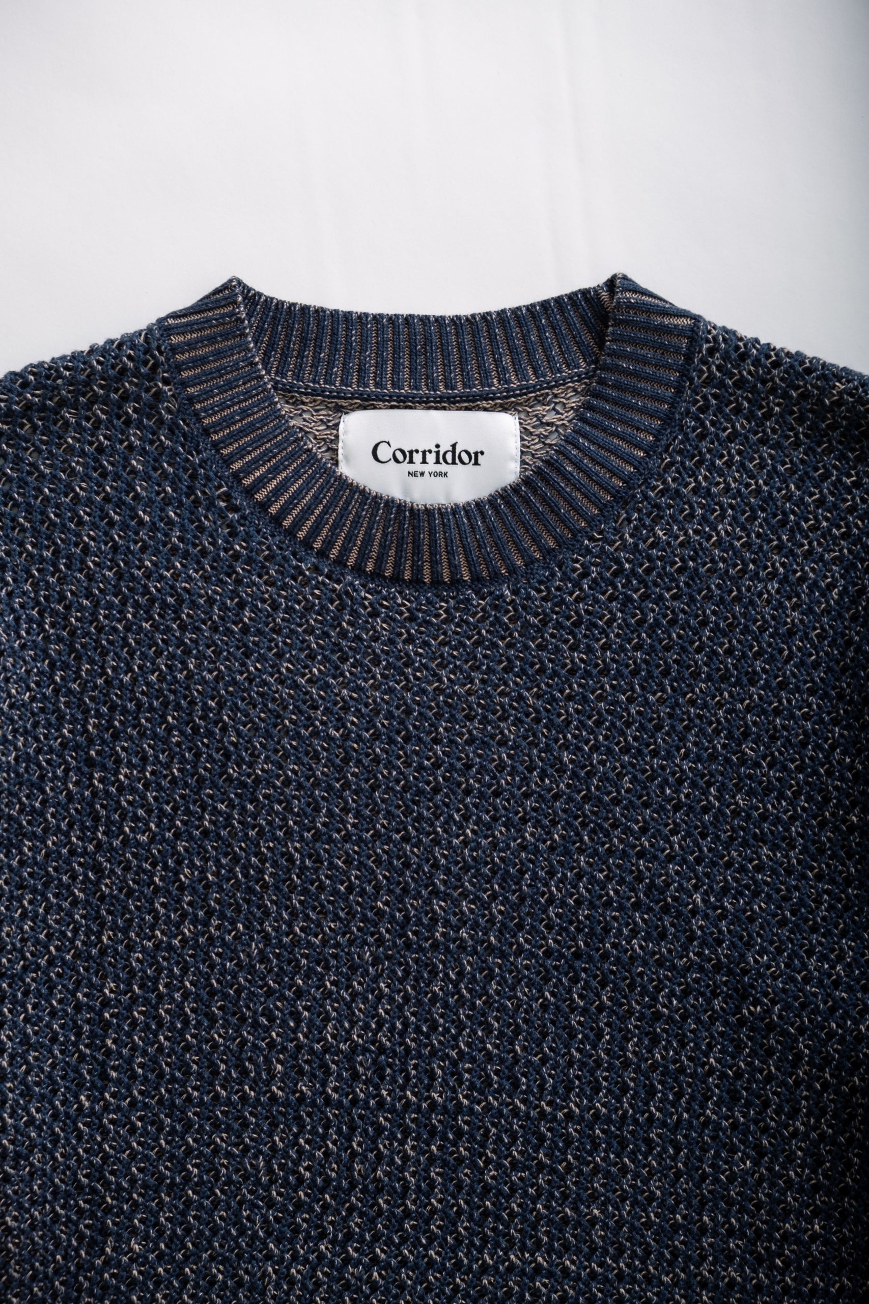 MARLED CREWNECK - NAVY