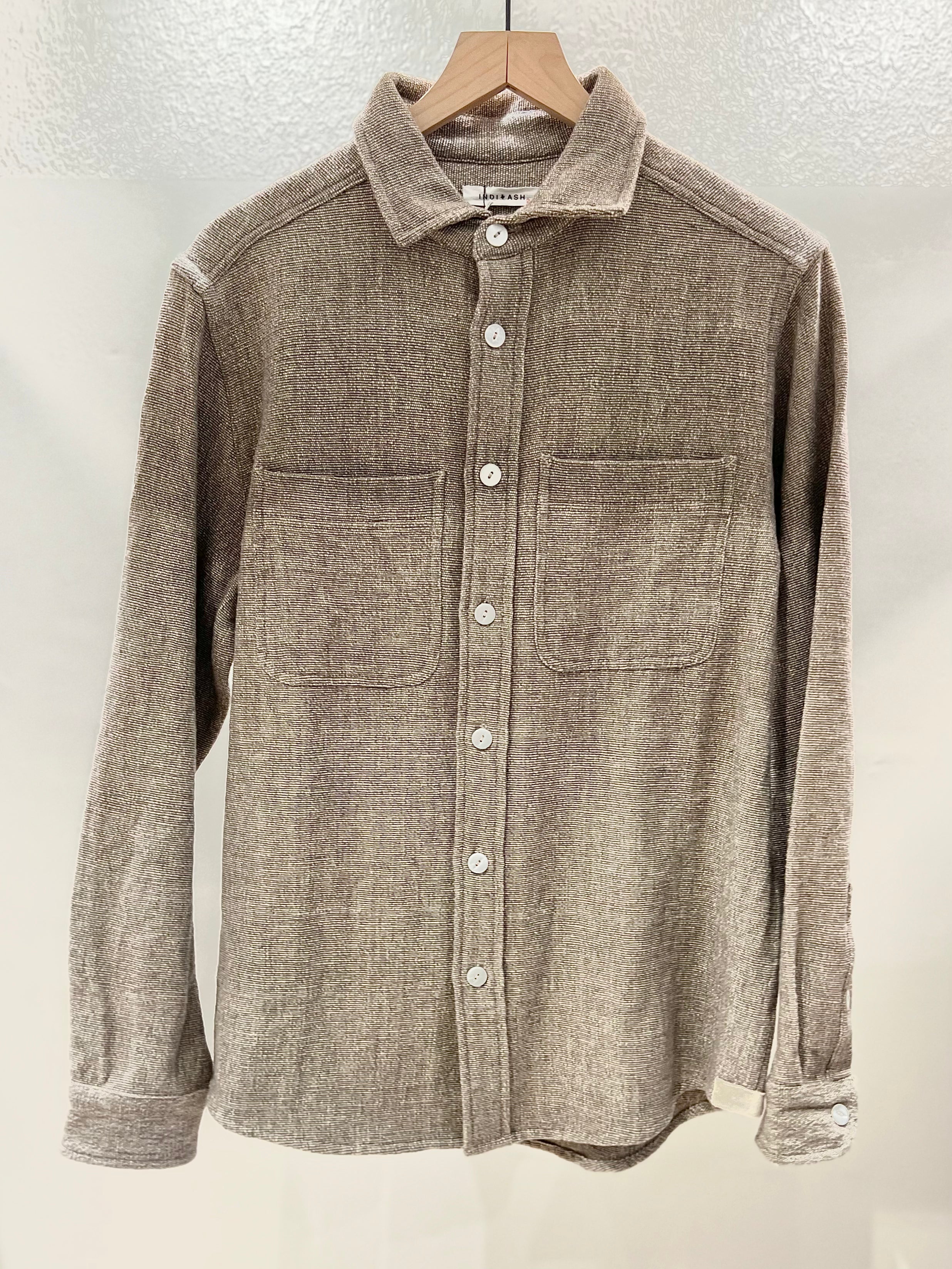 AMES WORKSHIRT - IRON GREY CANVAS