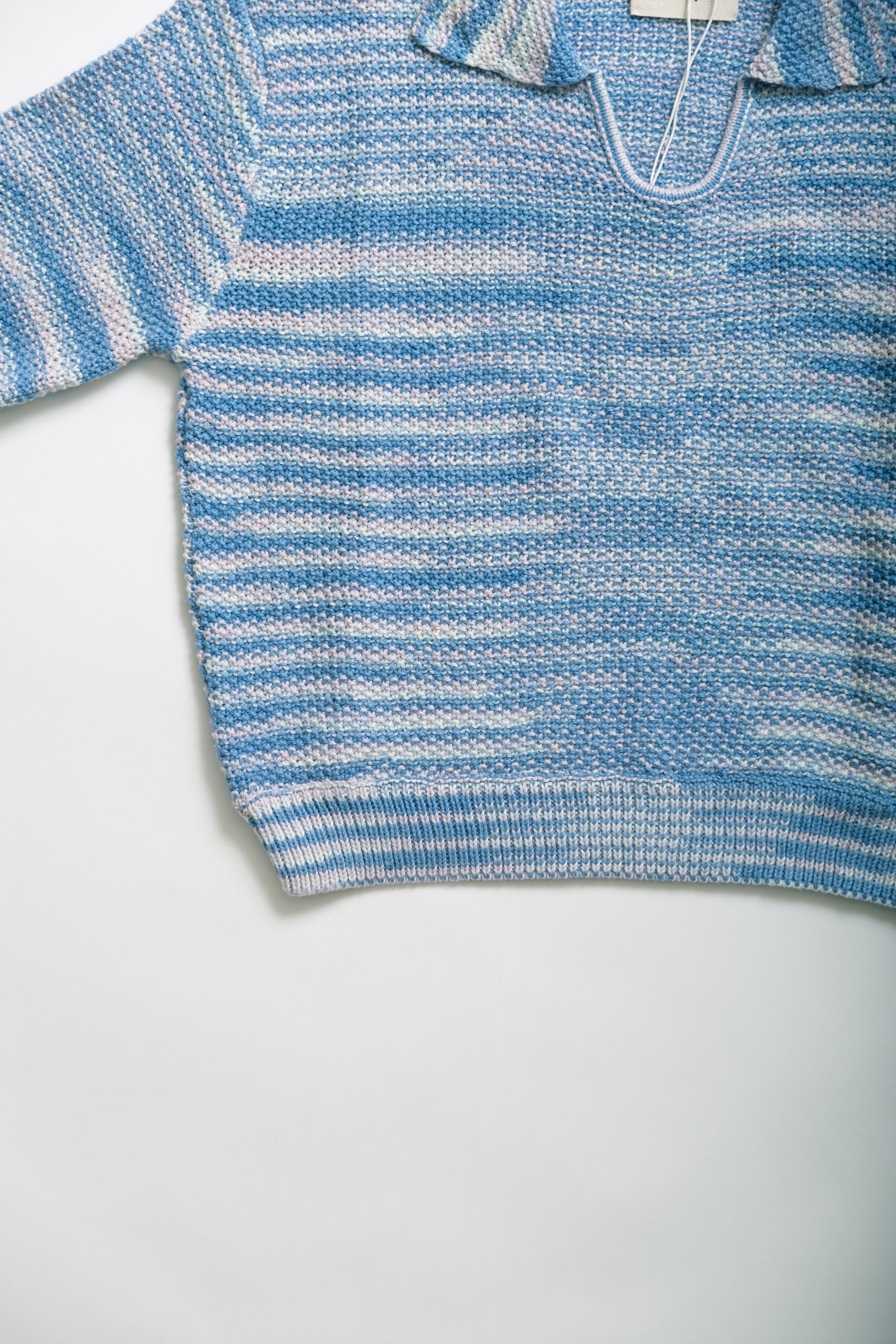 POLO SHIRT - MELANGE BLUE